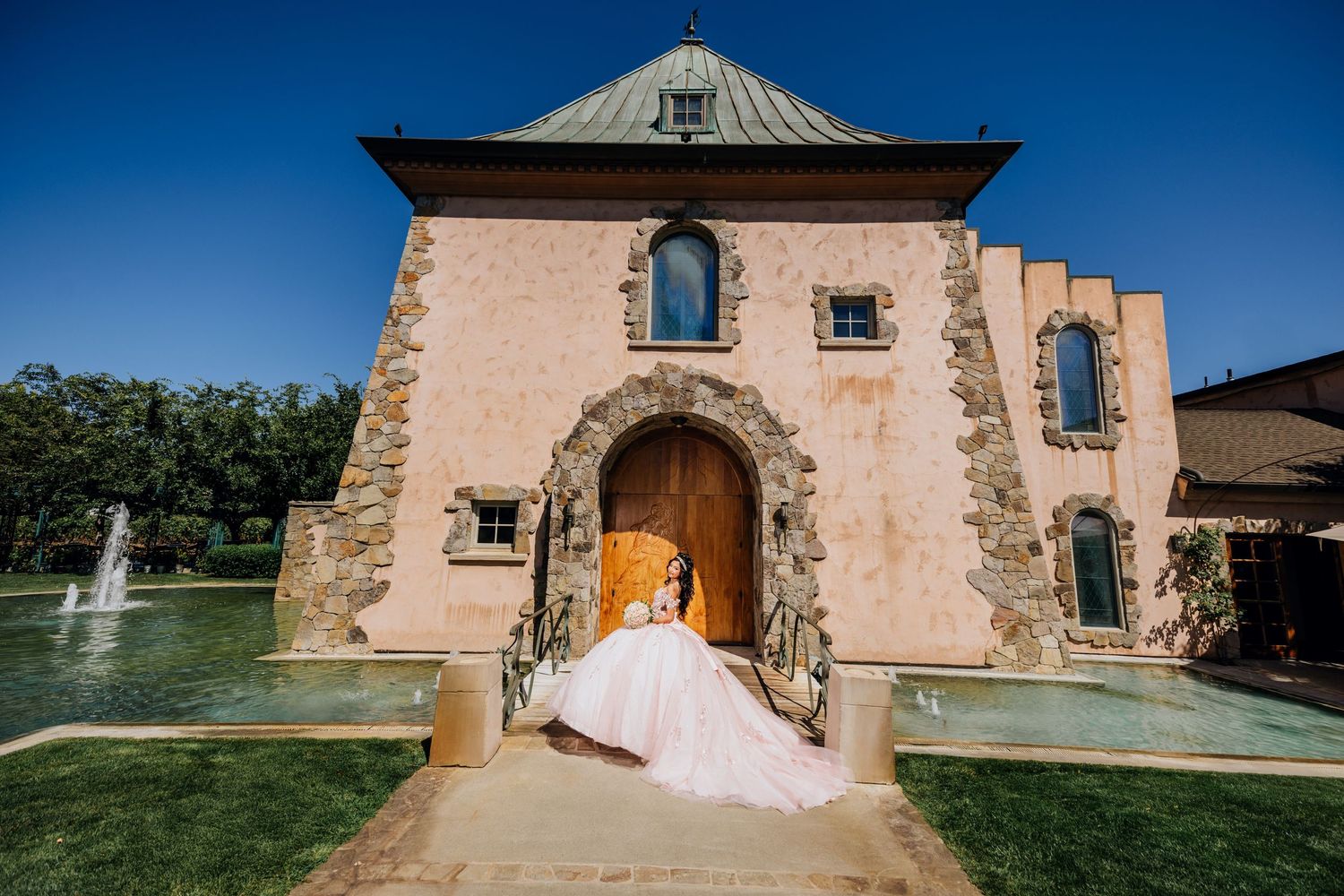 Luxury quinceañera photography in Sacramento CA with elegant, magazine-style portraits