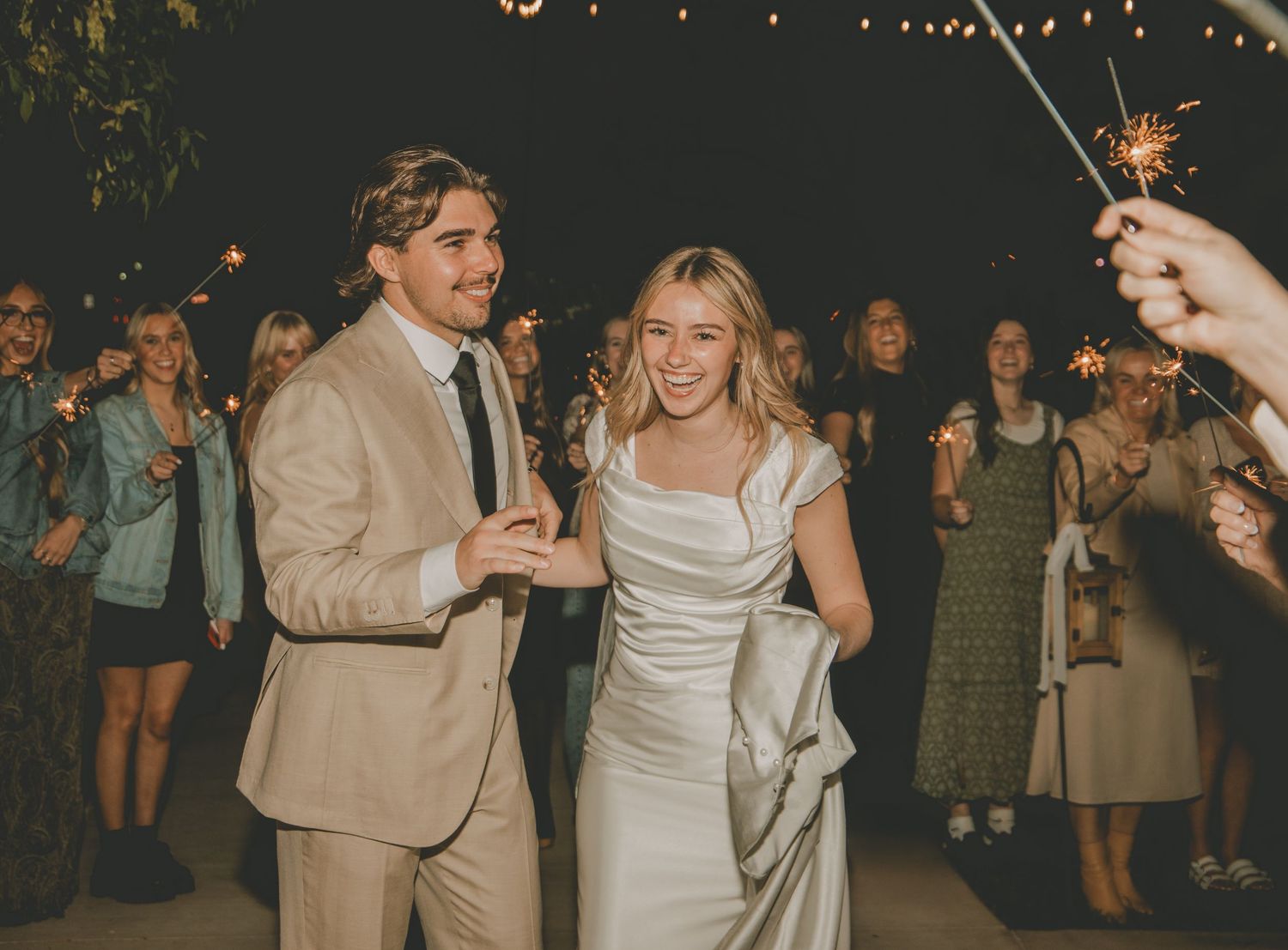 Wedding Day Exit Photo