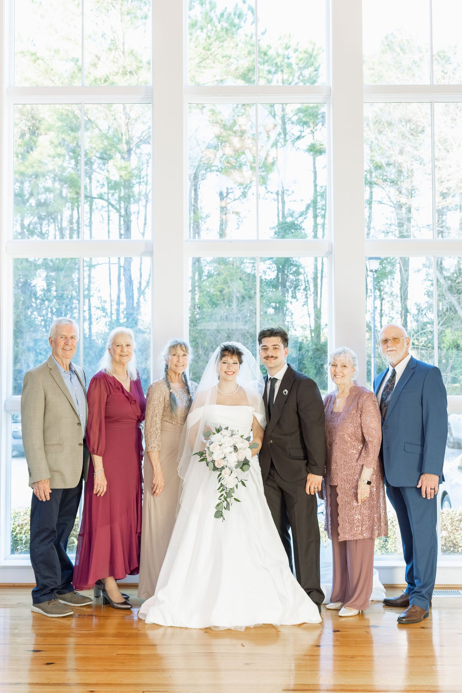 Wedding Family Photos at Saint Francis at The Point Anglican Church Fairhope, Alabama