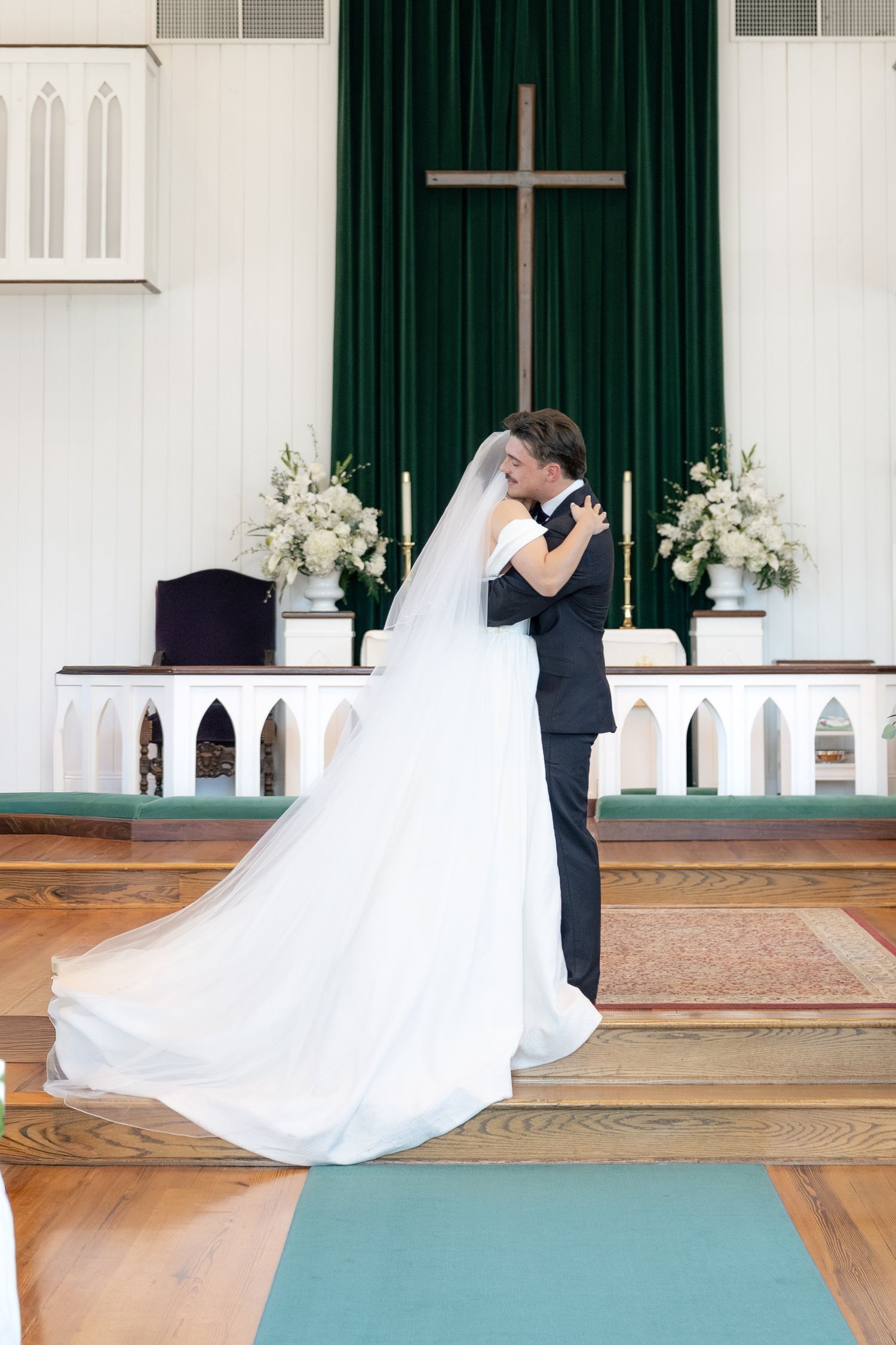 Wedding Ceremony Photos at Saint Francis at The Point Anglican Church Fairhope, Alabama