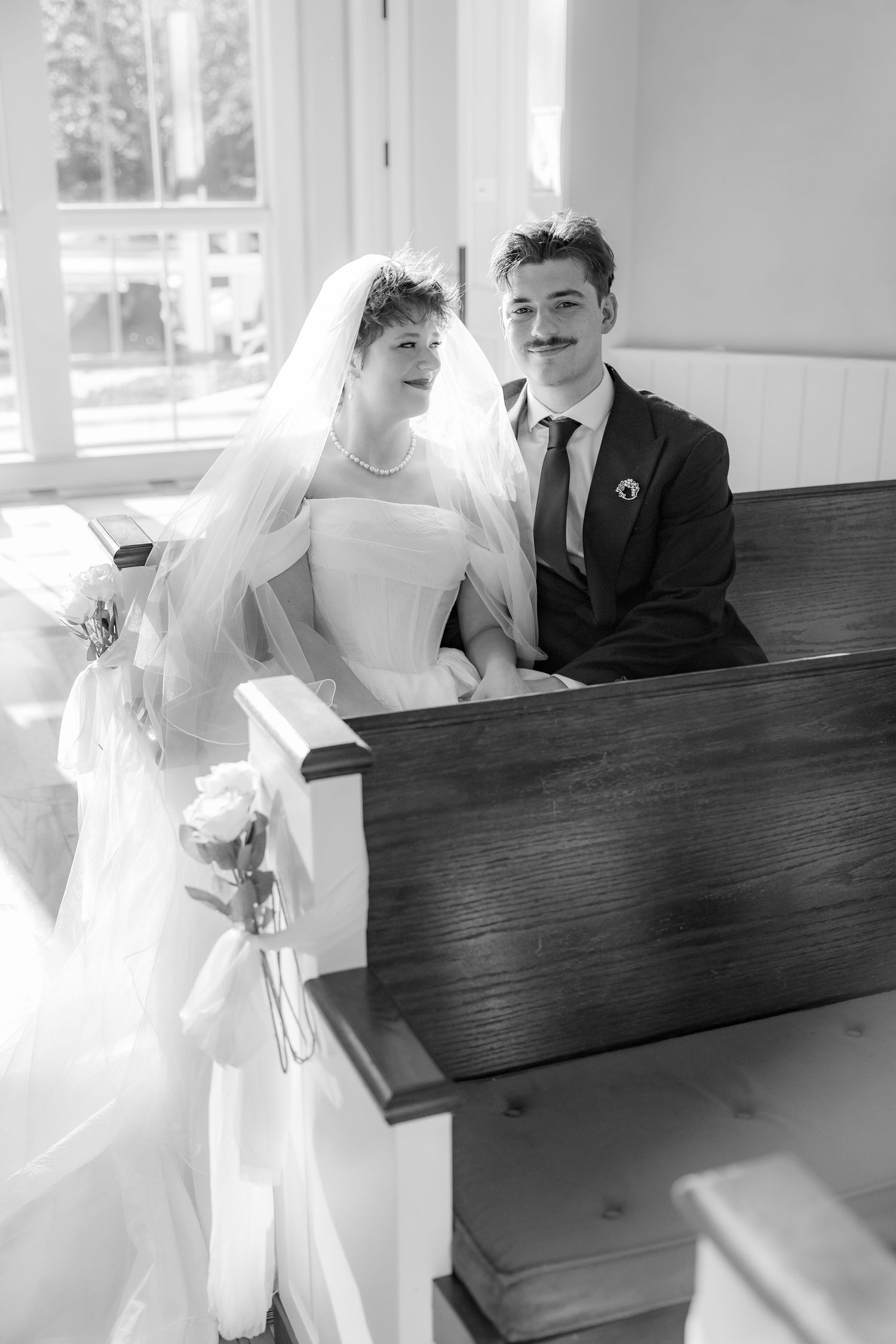 Wedding Couple Photos at Saint Francis at The Point Anglican Church Fairhope, Alabama