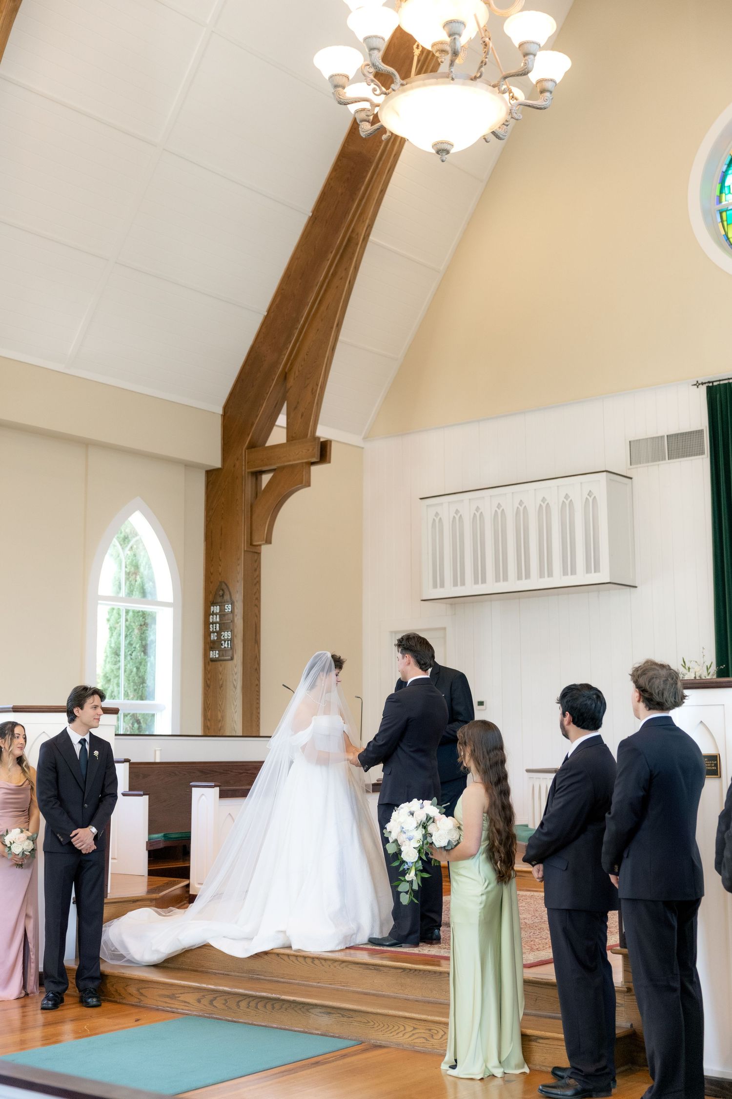 Wedding Ceremony Photos at Saint Francis at The Point Anglican Church Fairhope, Alabama
