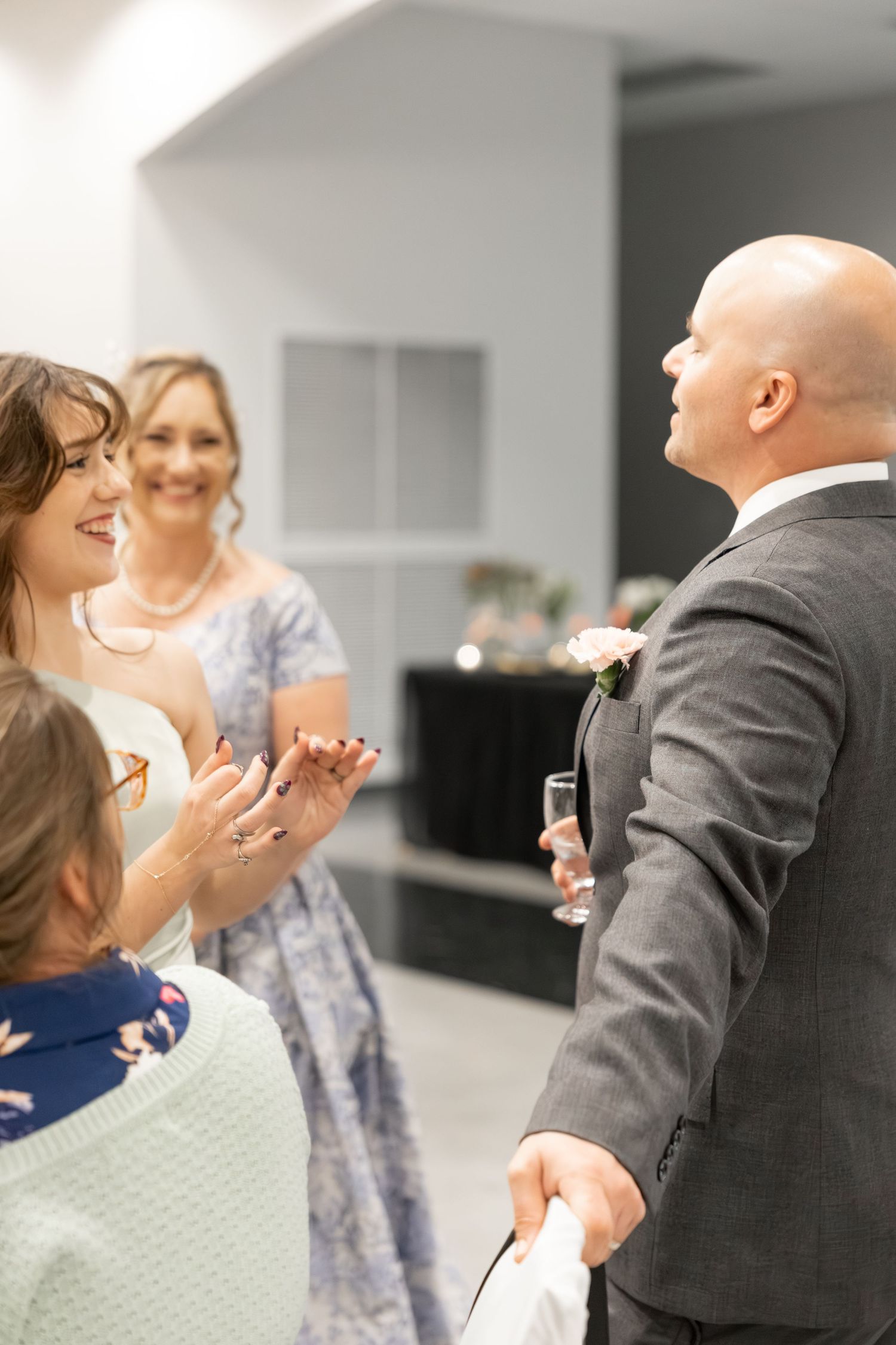 Wedding Reception at James P. Nix Center Fairhope, Alabama