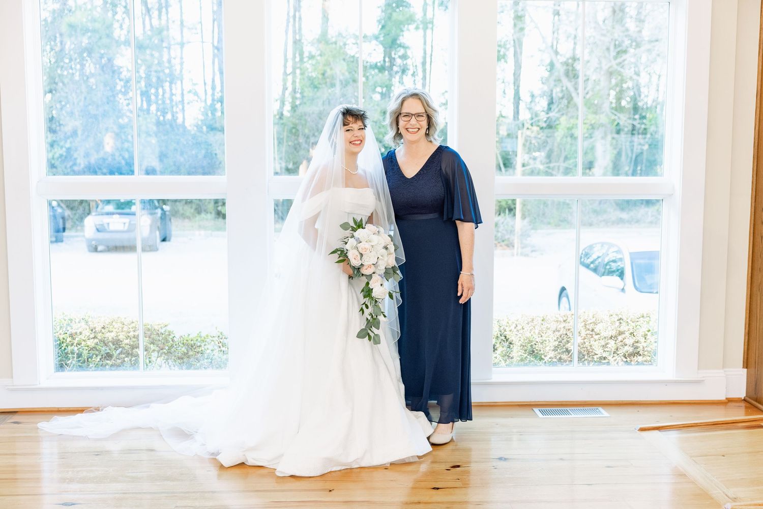 Wedding Family Photos at Saint Francis at The Point Anglican Church Fairhope, Alabama