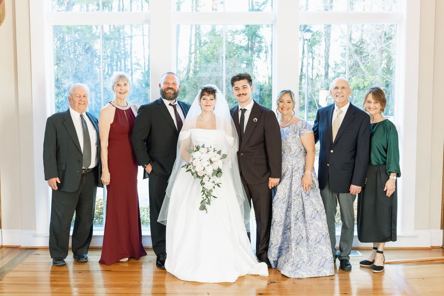 Wedding Family Photos at Saint Francis at The Point Anglican Church Fairhope, Alabama