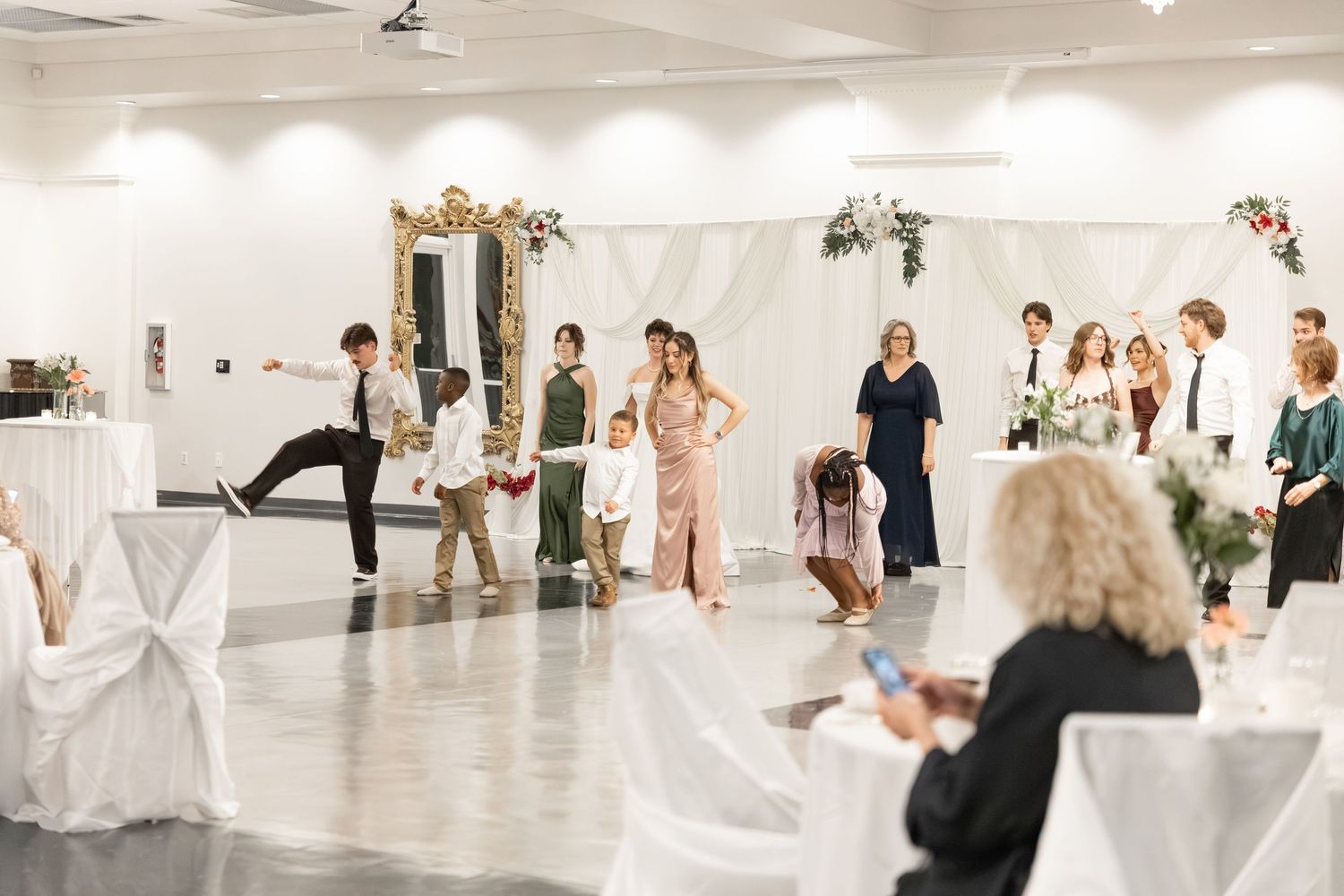Wedding Reception at James P. Nix Center Fairhope, Alabama