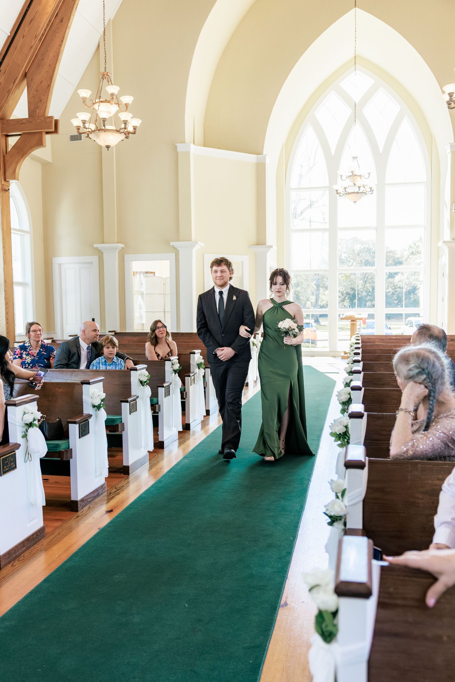 Wedding Ceremony Photos at Saint Francis at The Point Anglican Church Fairhope, Alabama