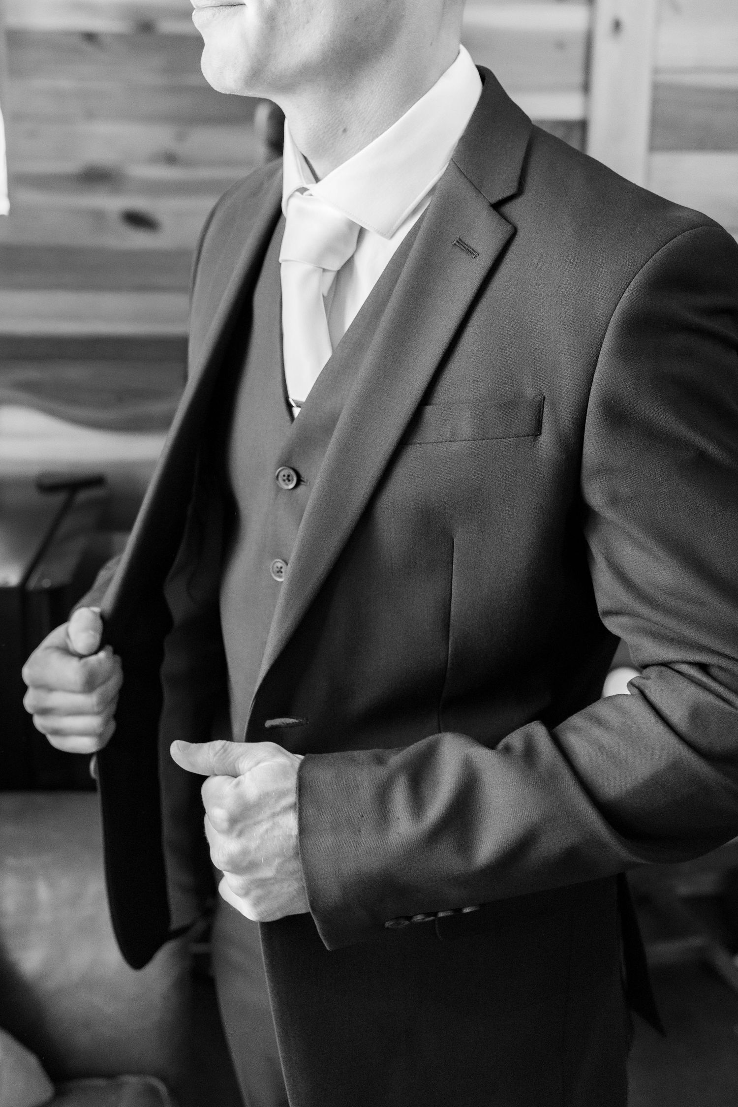 Groom getting ready photos at Dalrymple Farms Enterprise, Alabama