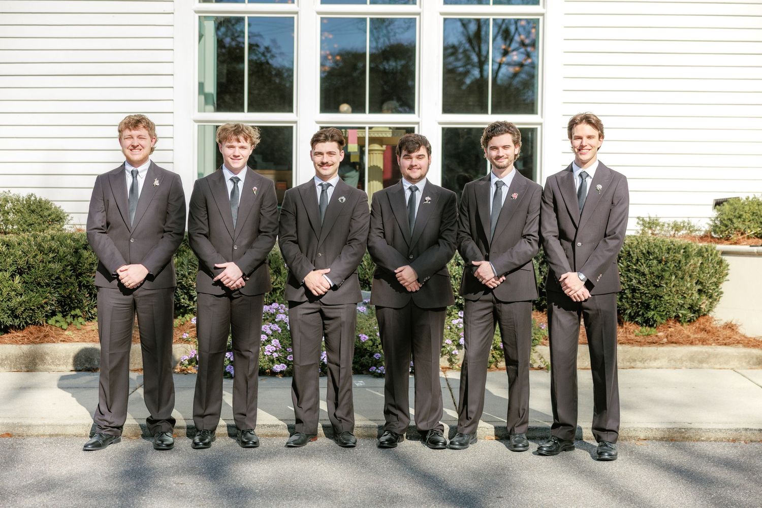 Wedding Party Photos at Saint Francis at The Point Anglican Church Fairhope, Alabama