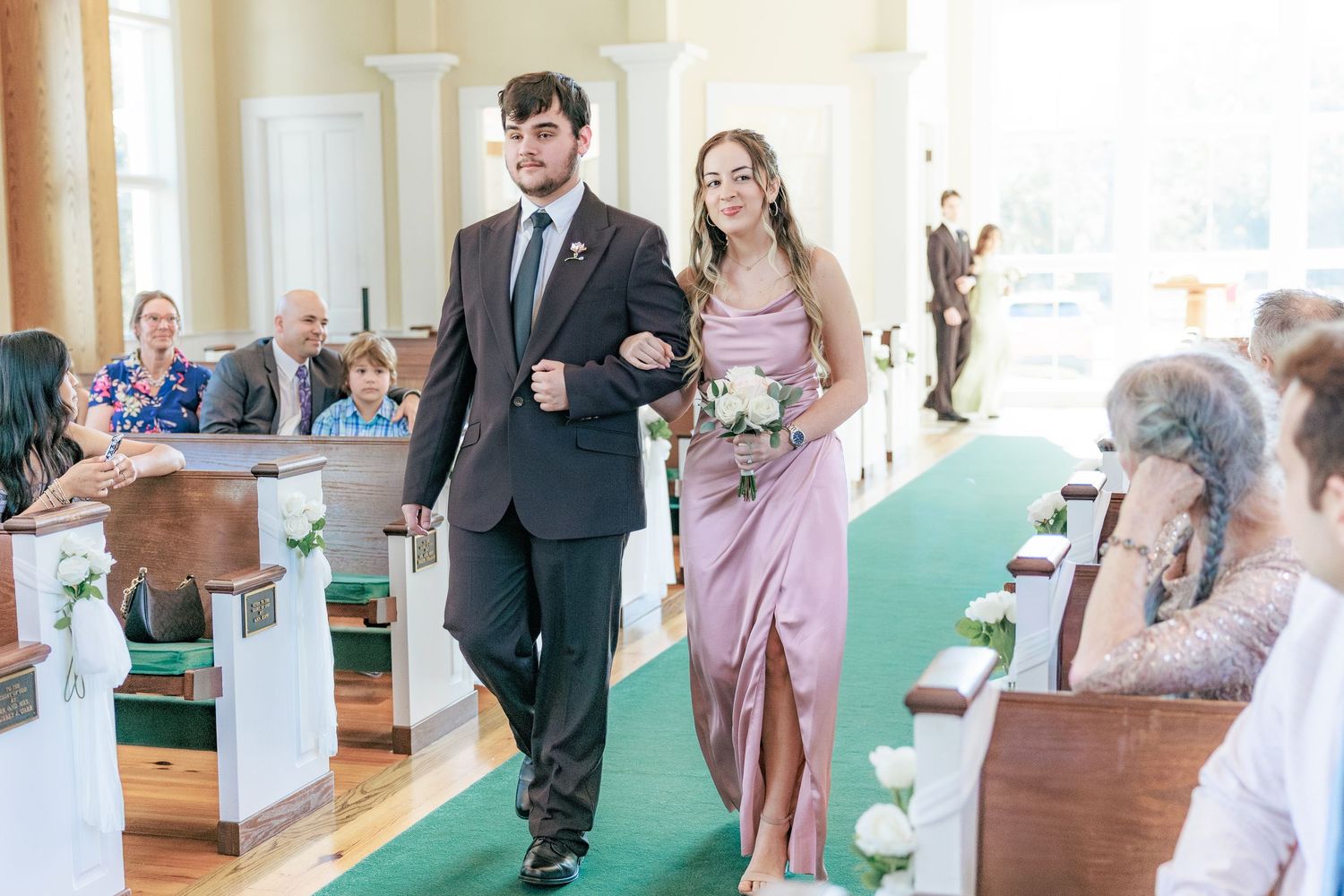 Wedding Ceremony Photos at Saint Francis at The Point Anglican Church Fairhope, Alabama