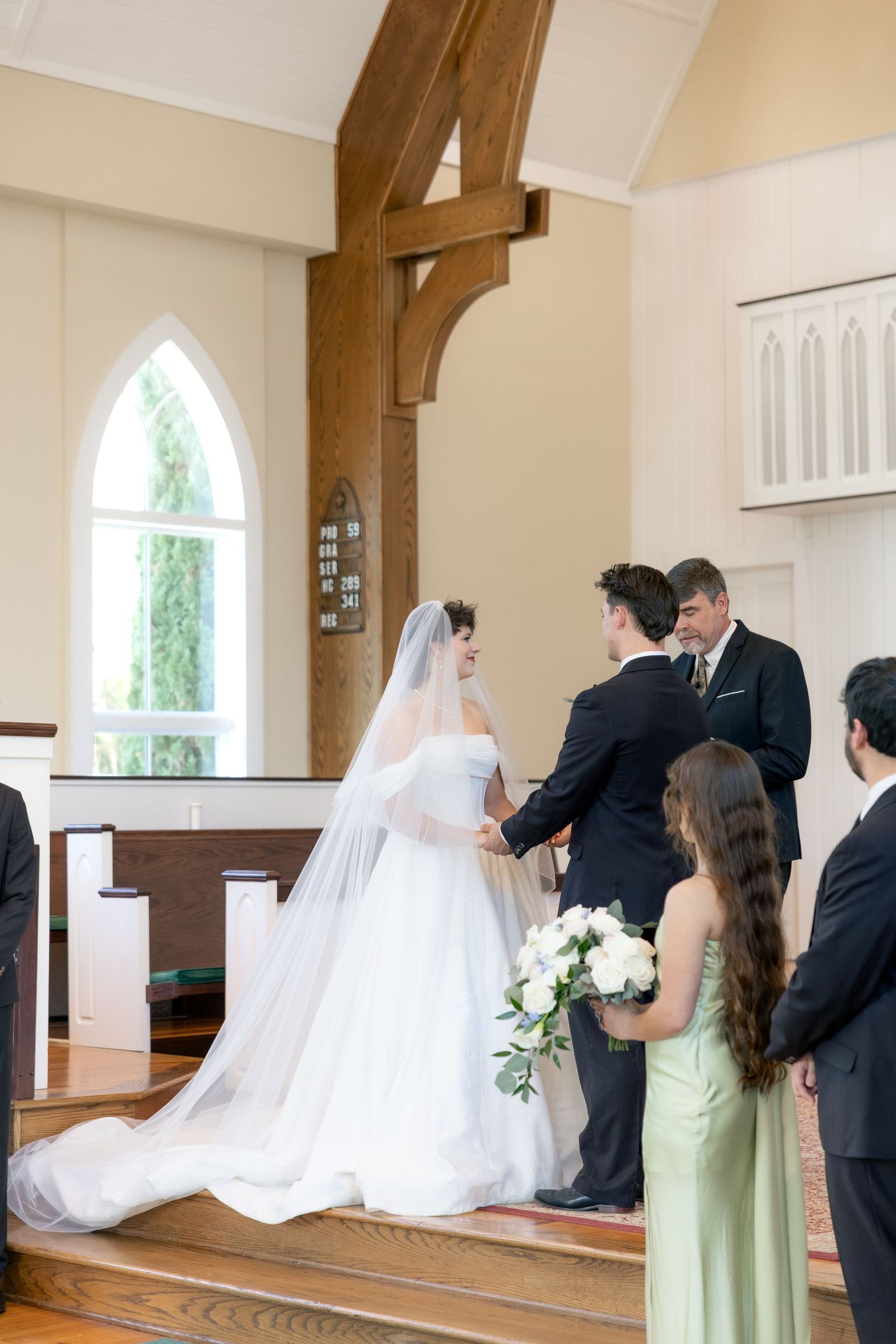 Wedding Ceremony Photos at Saint Francis at The Point Anglican Church Fairhope, Alabama