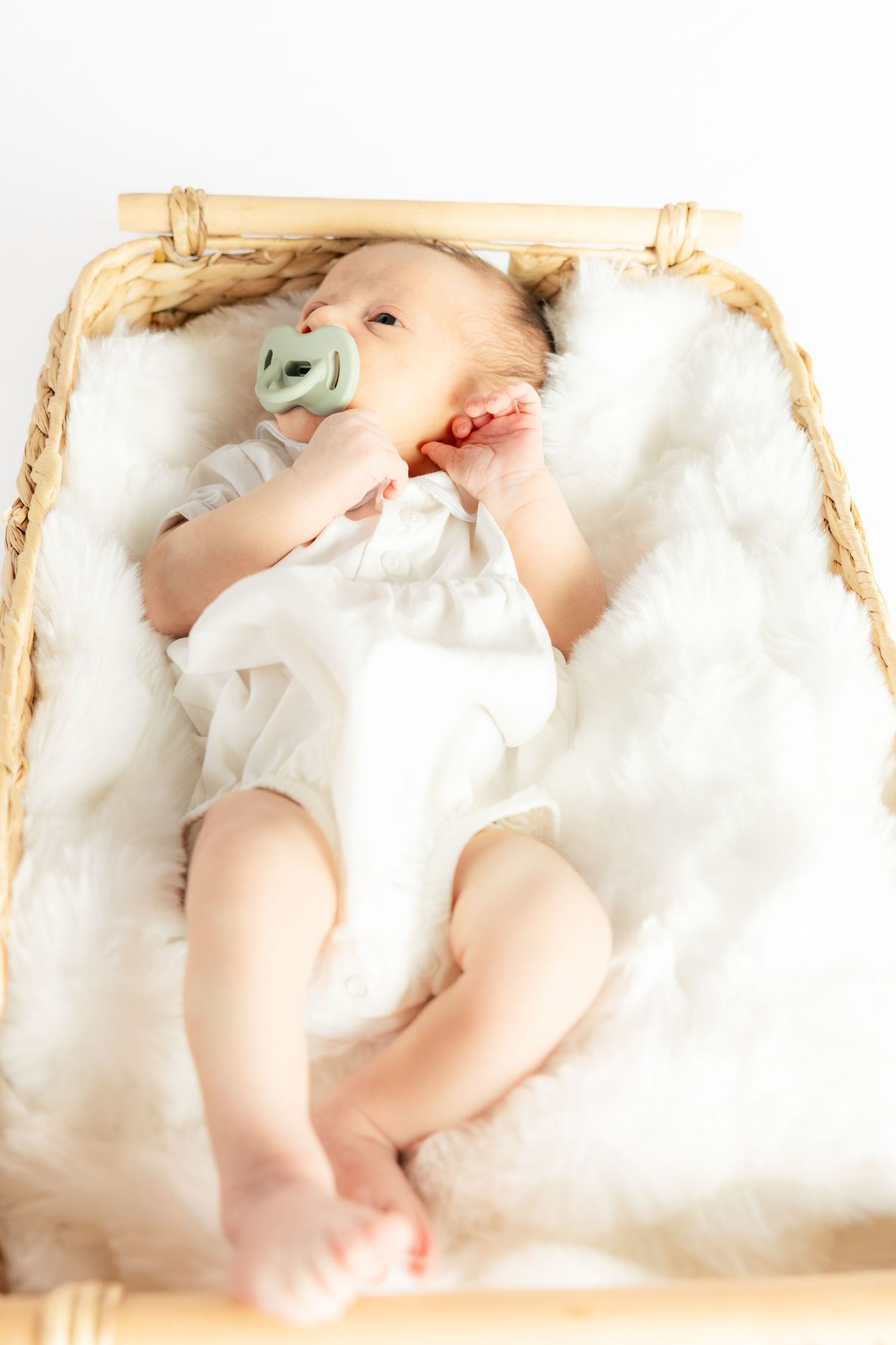 Newborn photos in a studio in Dothan, Alabama
