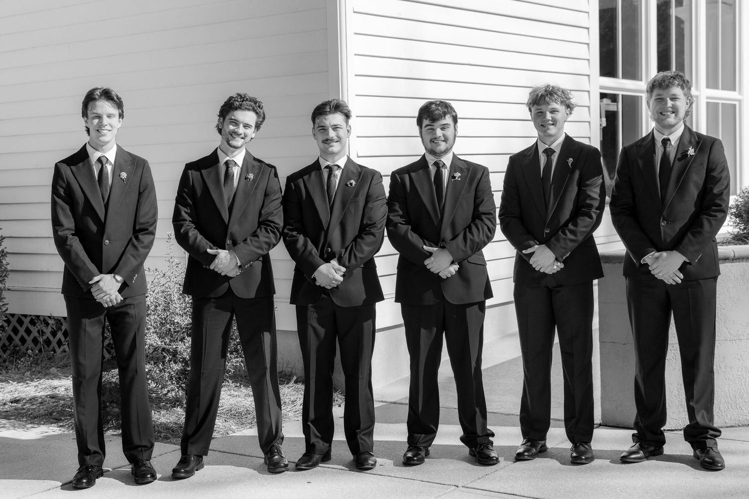 Wedding Party Photos at Saint Francis at The Point Anglican Church Fairhope, Alabama