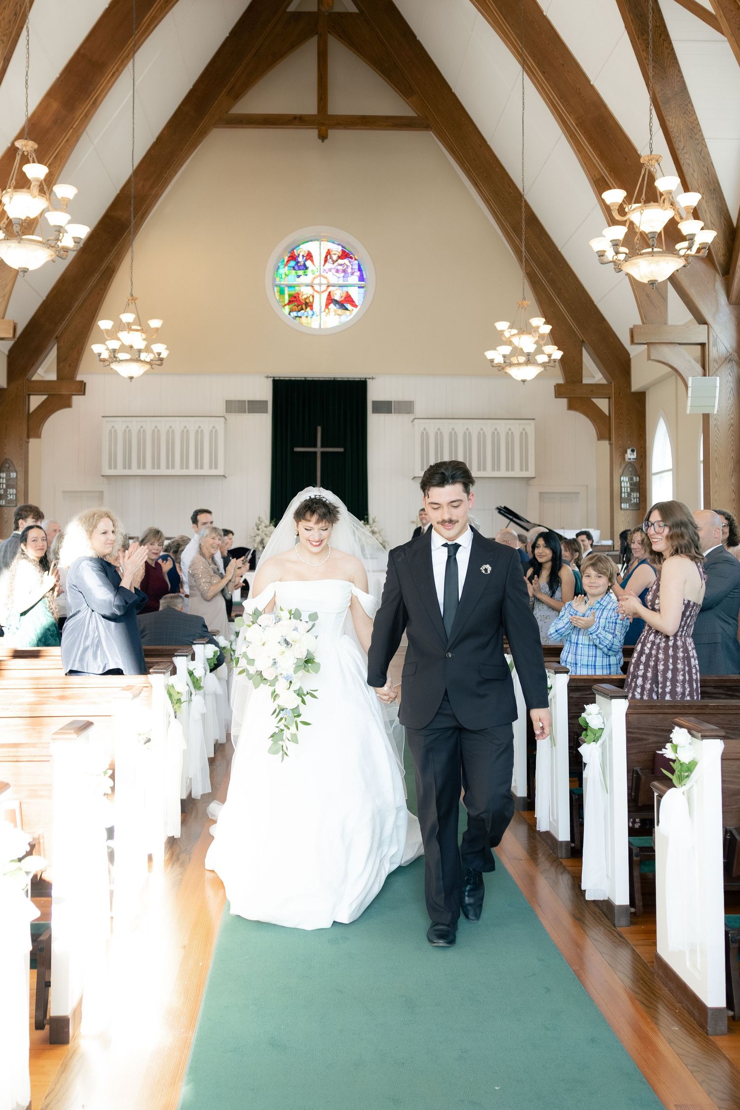 Wedding Ceremony Photos at Saint Francis at The Point Anglican Church Fairhope, Alabama
