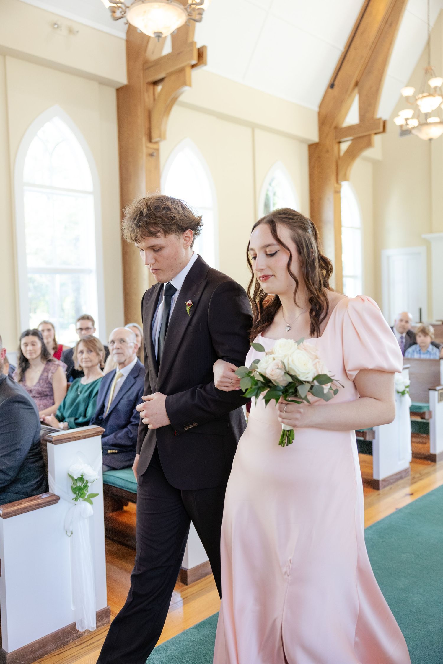 Wedding Ceremony Photos at Saint Francis at The Point Anglican Church Fairhope, Alabama