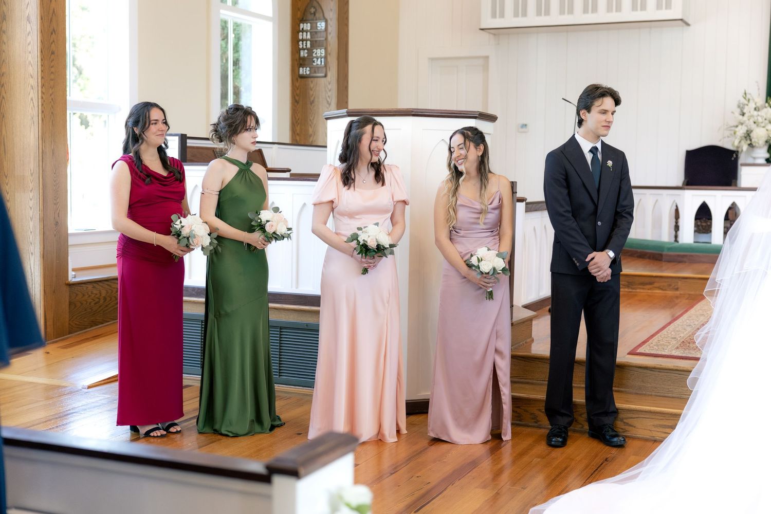 Wedding Ceremony Photos at Saint Francis at The Point Anglican Church Fairhope, Alabama