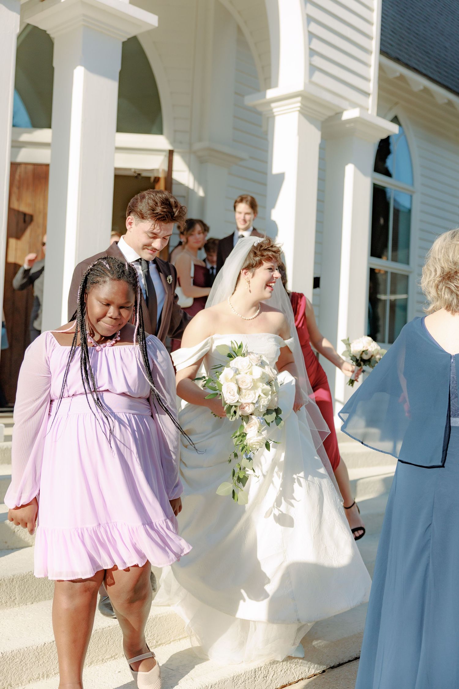Wedding Ceremony Photos at Saint Francis at The Point Anglican Church Fairhope, Alabama
