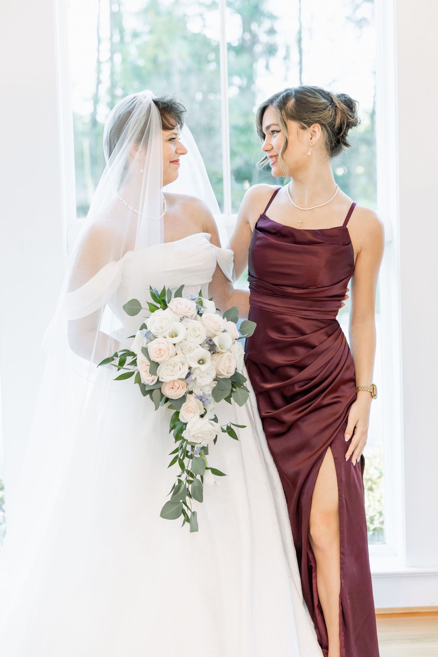 Wedding Family Photos at Saint Francis at The Point Anglican Church Fairhope, Alabama