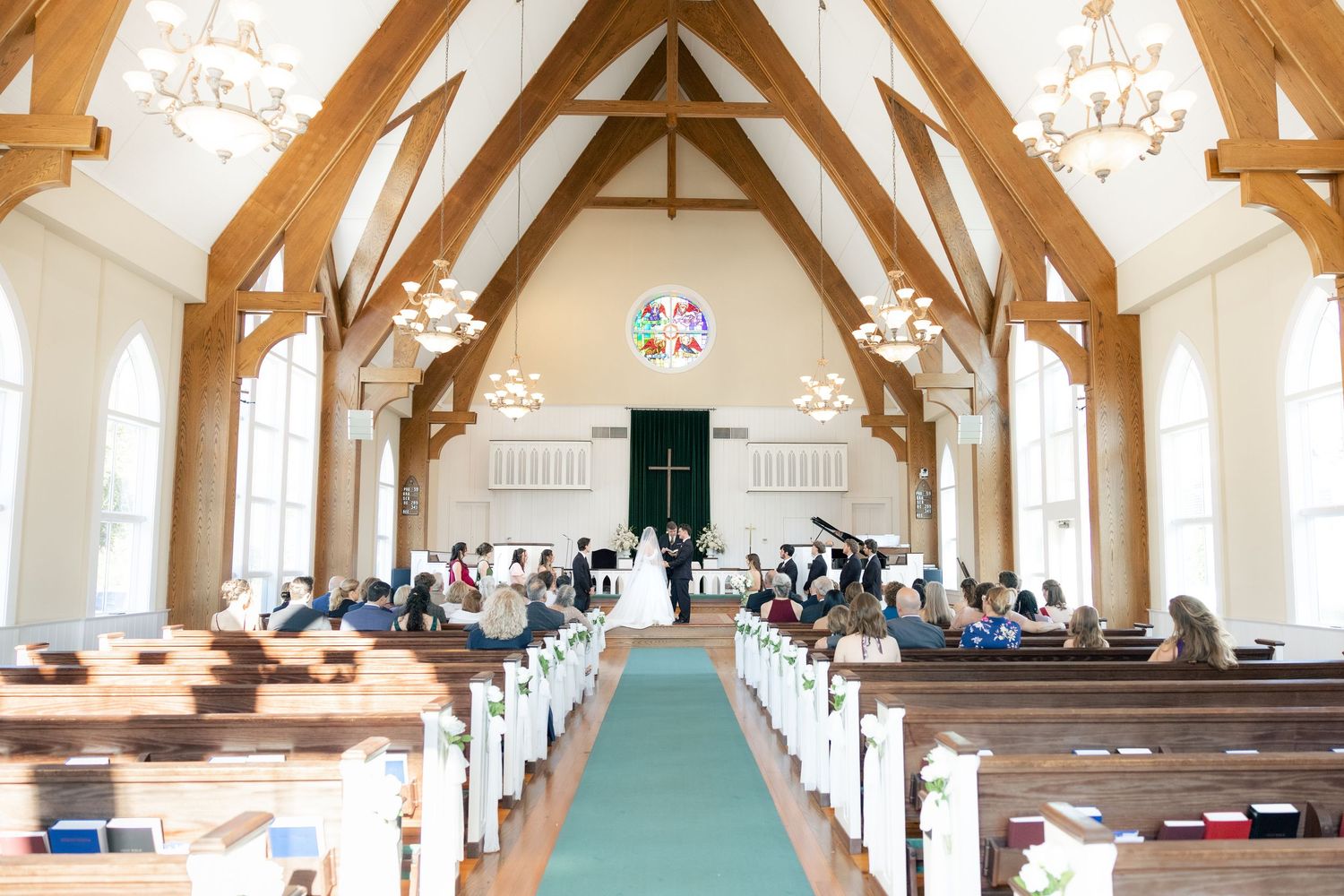 Wedding Ceremony Photos at Saint Francis at The Point Anglican Church Fairhope, Alabama