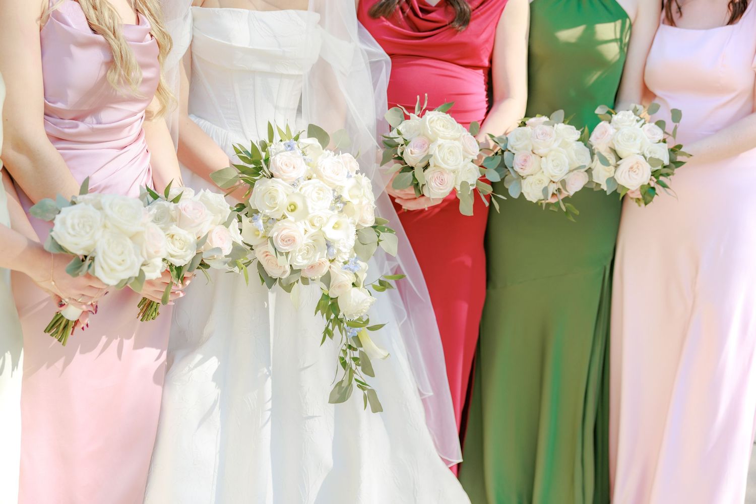 Wedding Party Photos at Saint Francis at The Point Anglican Church Fairhope, Alabama