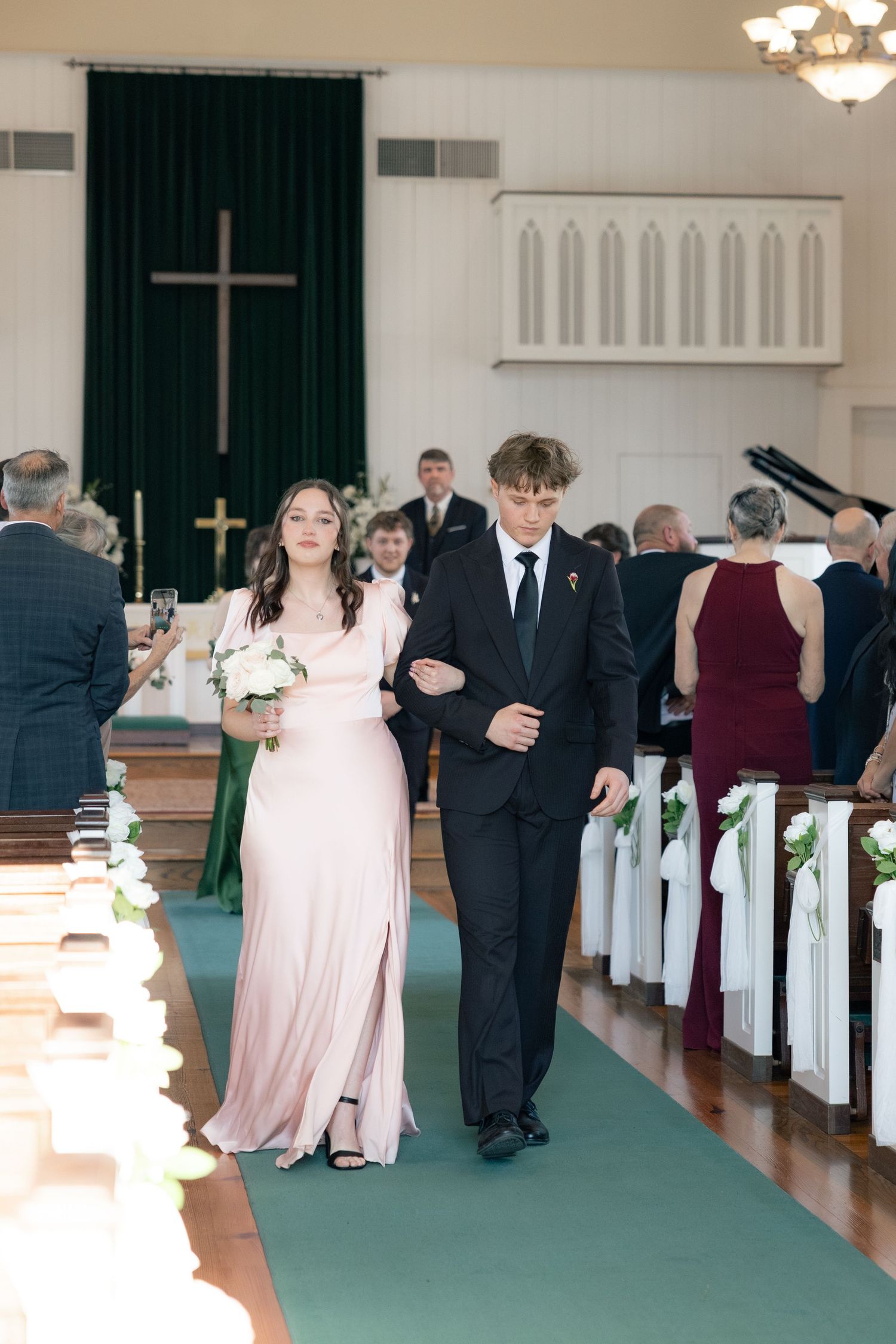 Wedding Ceremony Photos at Saint Francis at The Point Anglican Church Fairhope, Alabama