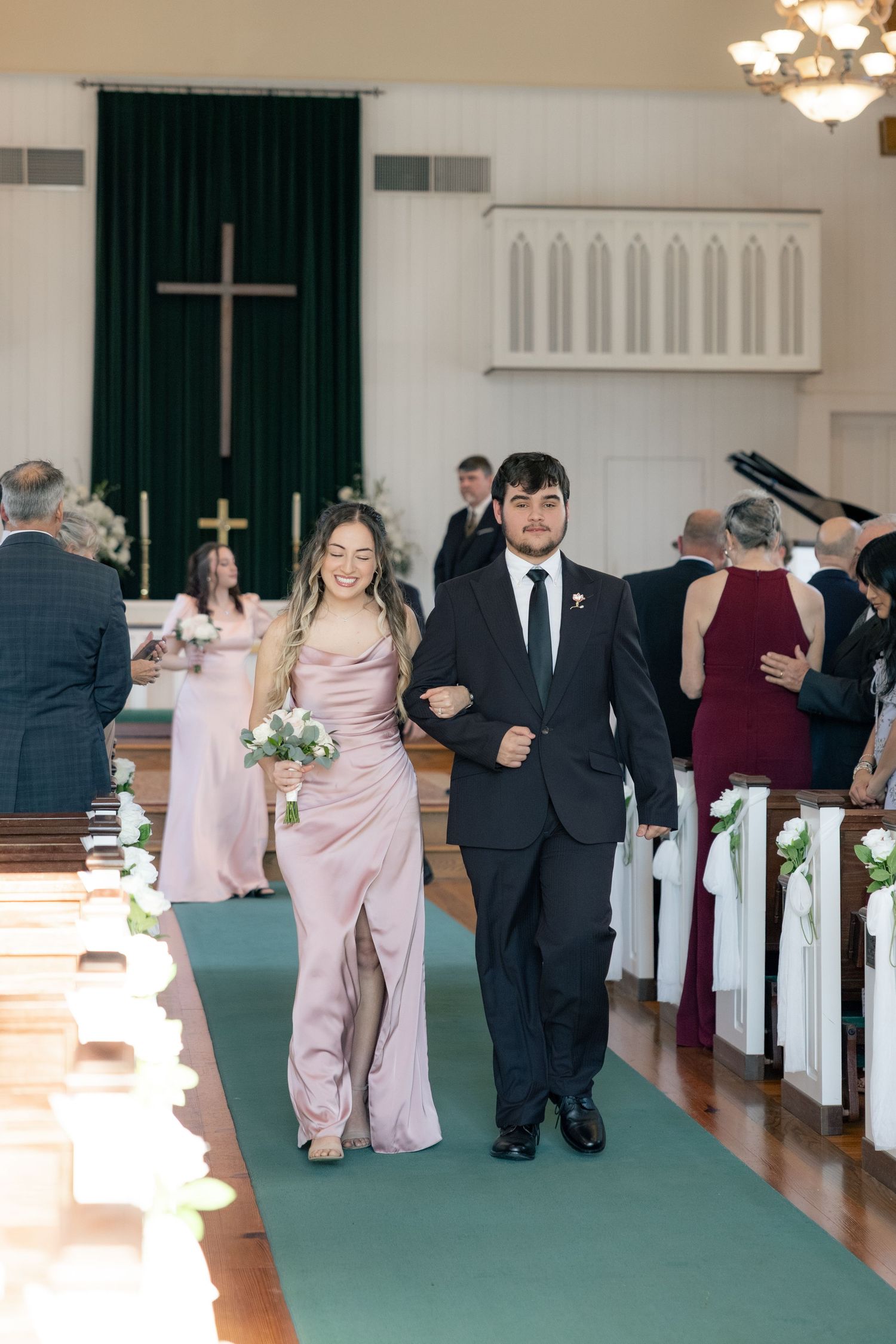 Wedding Ceremony Photos at Saint Francis at The Point Anglican Church Fairhope, Alabama