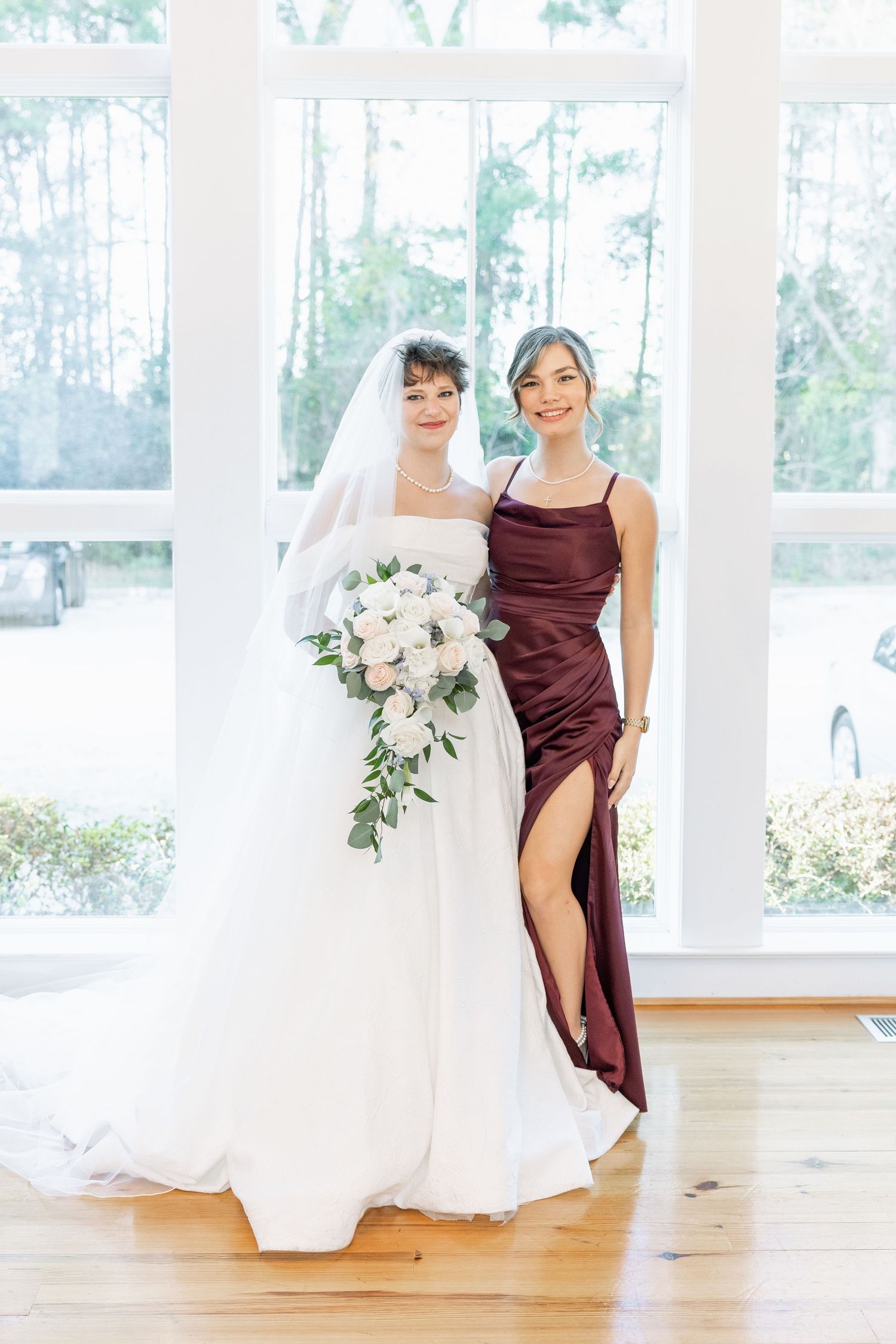 Wedding Family Photos at Saint Francis at The Point Anglican Church Fairhope, Alabama