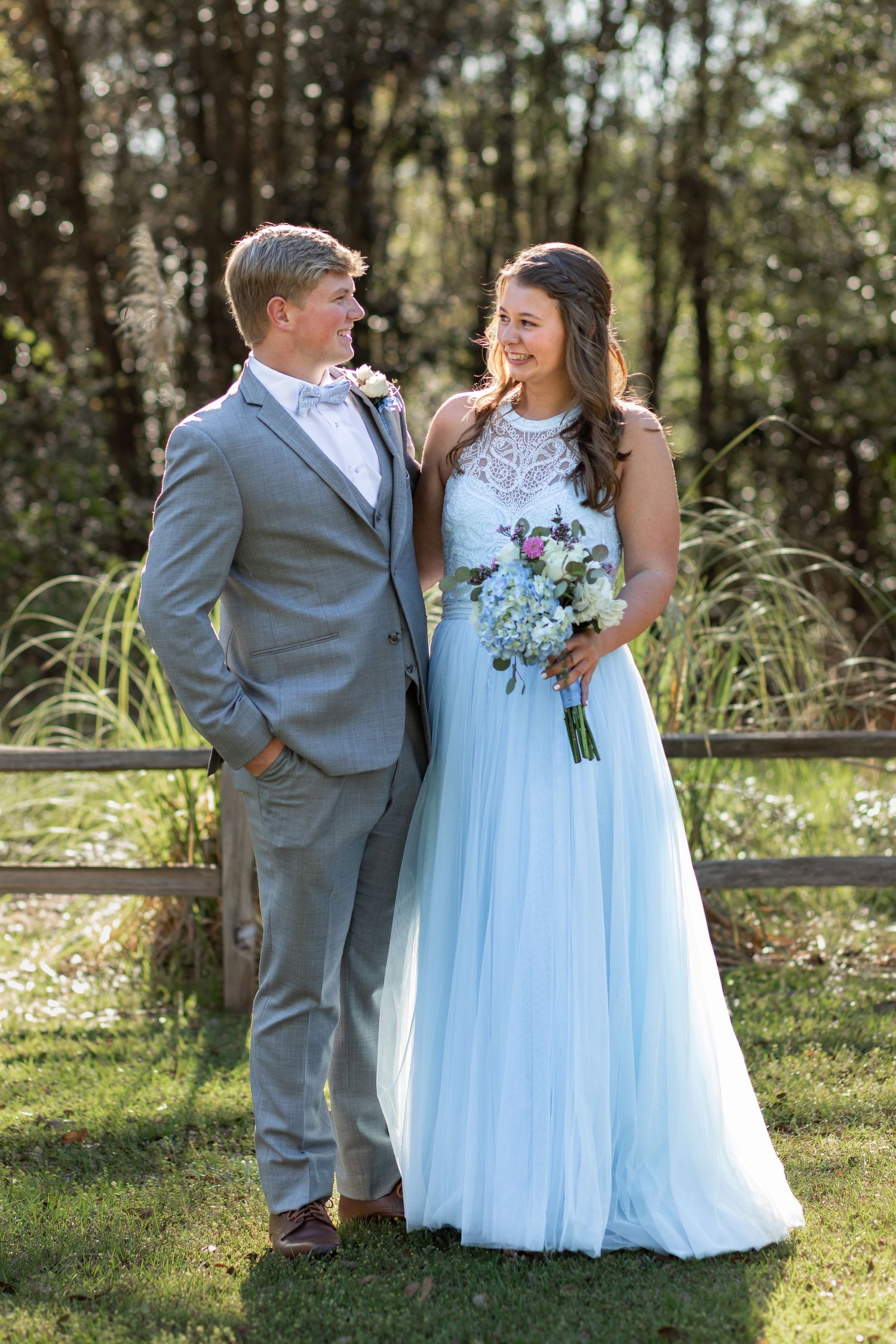 Ridgecrest Christian School Prom Photos at Jordan's Barn Midland City, Alabama