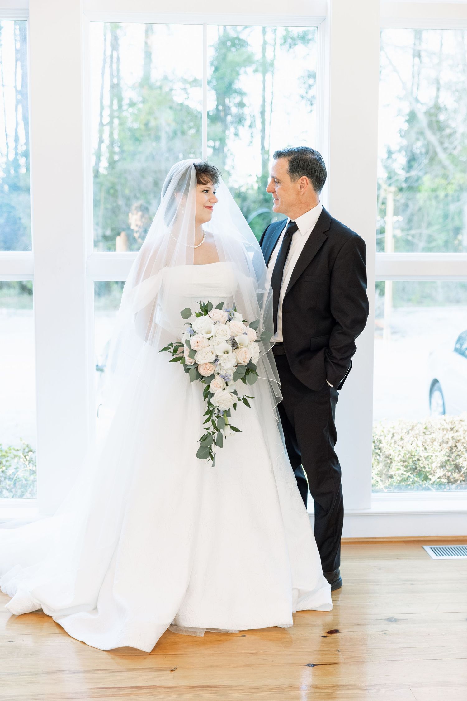 Wedding Family Photos at Saint Francis at The Point Anglican Church Fairhope, Alabama