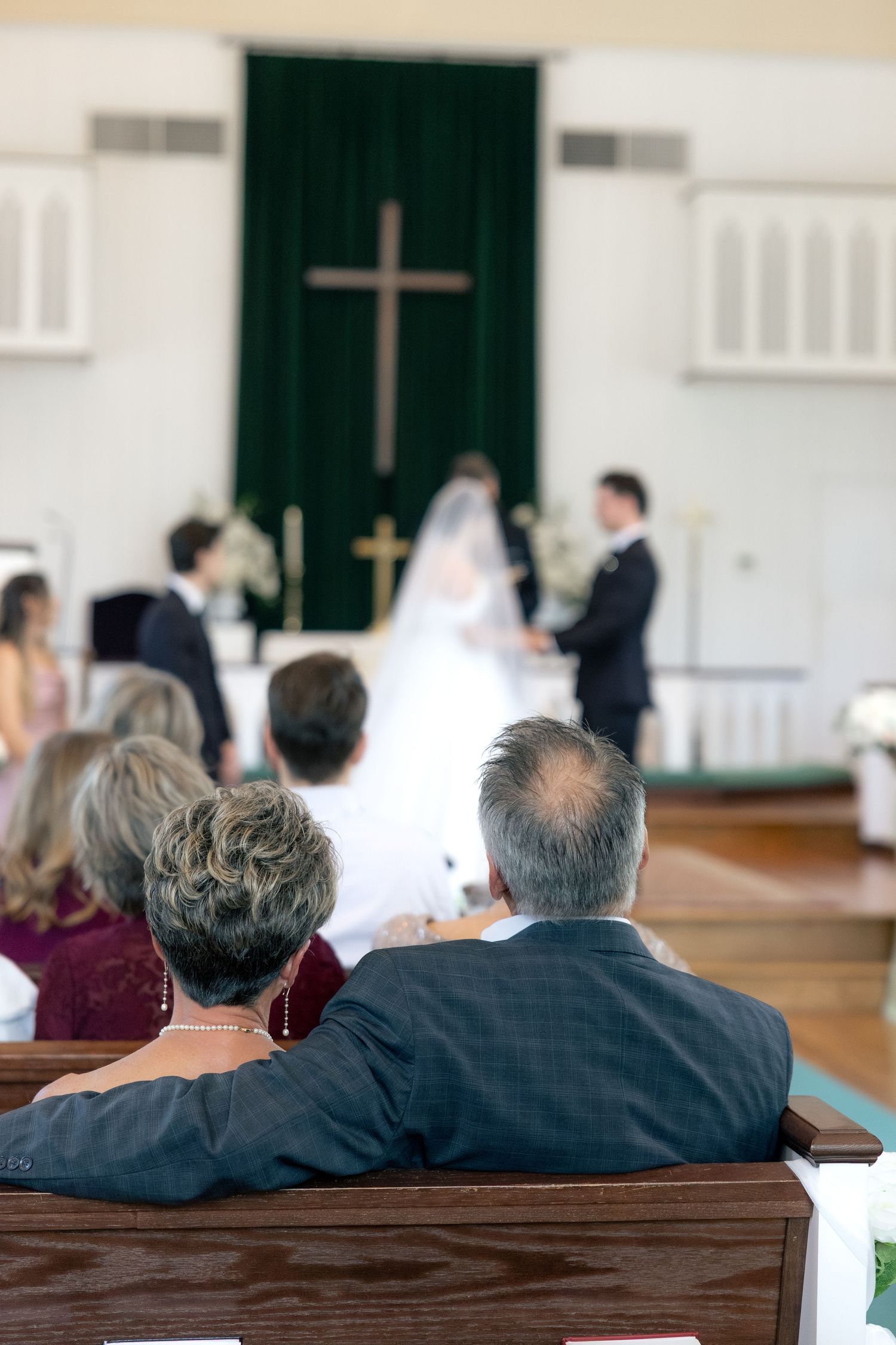 Wedding Ceremony Photos at Saint Francis at The Point Anglican Church Fairhope, Alabama