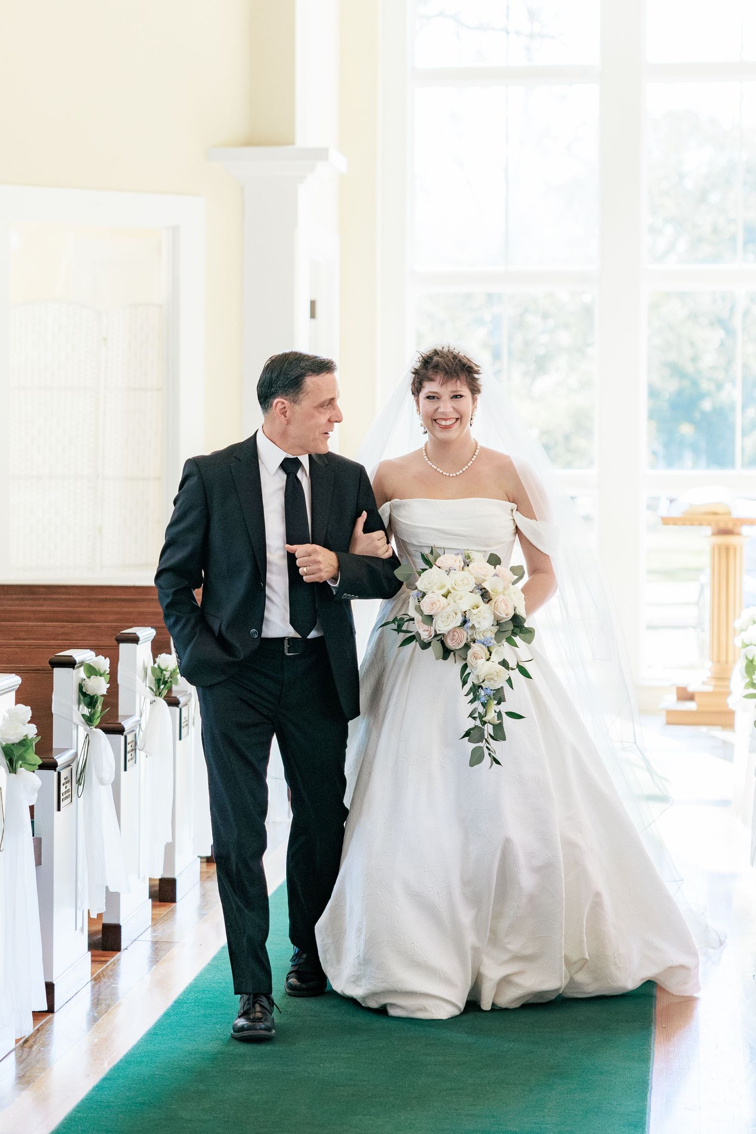 Wedding Ceremony Photos at Saint Francis at The Point Anglican Church Fairhope, Alabama