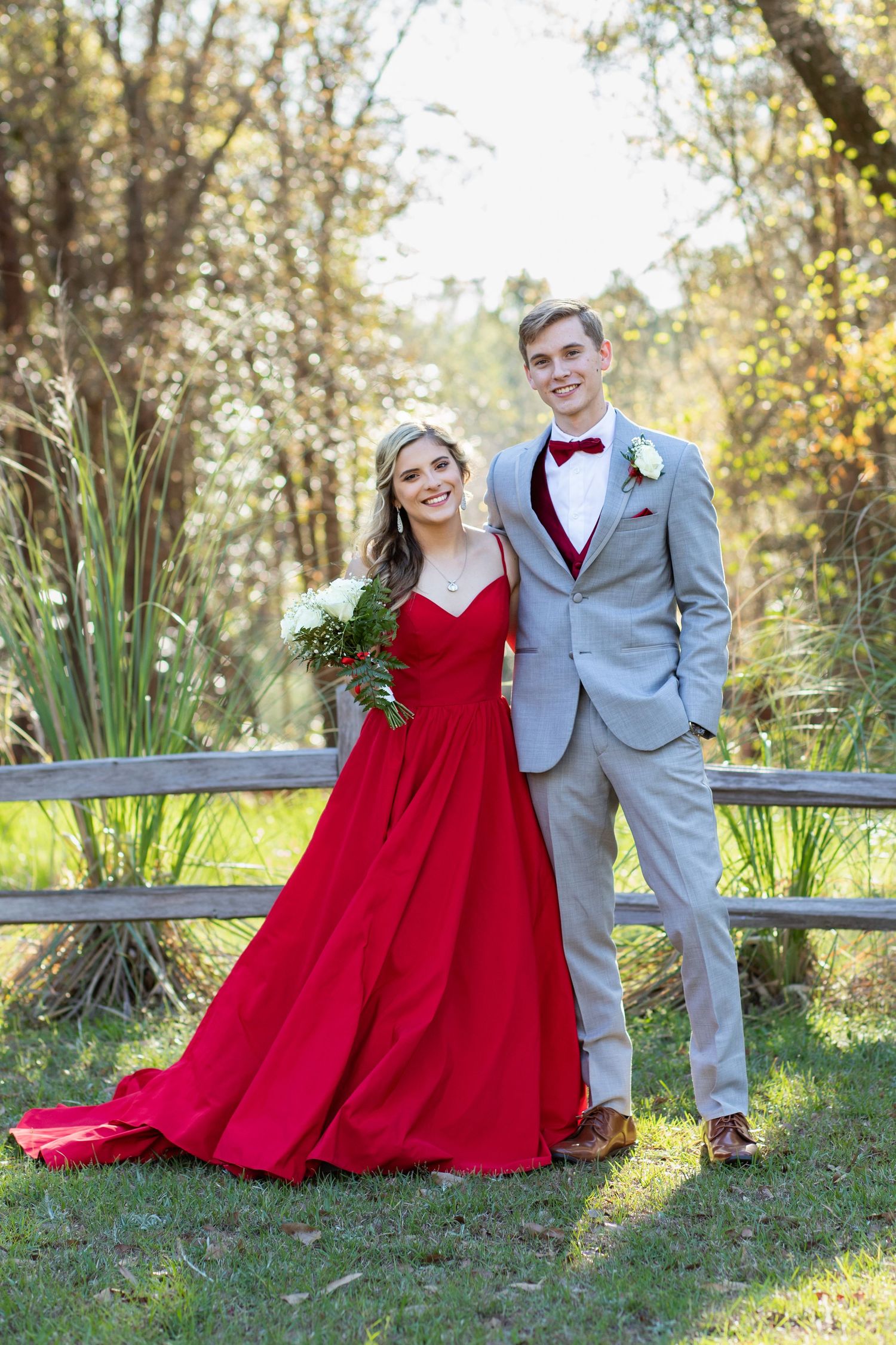 Ridgecrest Christian School Prom Photos at Jordan's Barn Midland City, Alabama