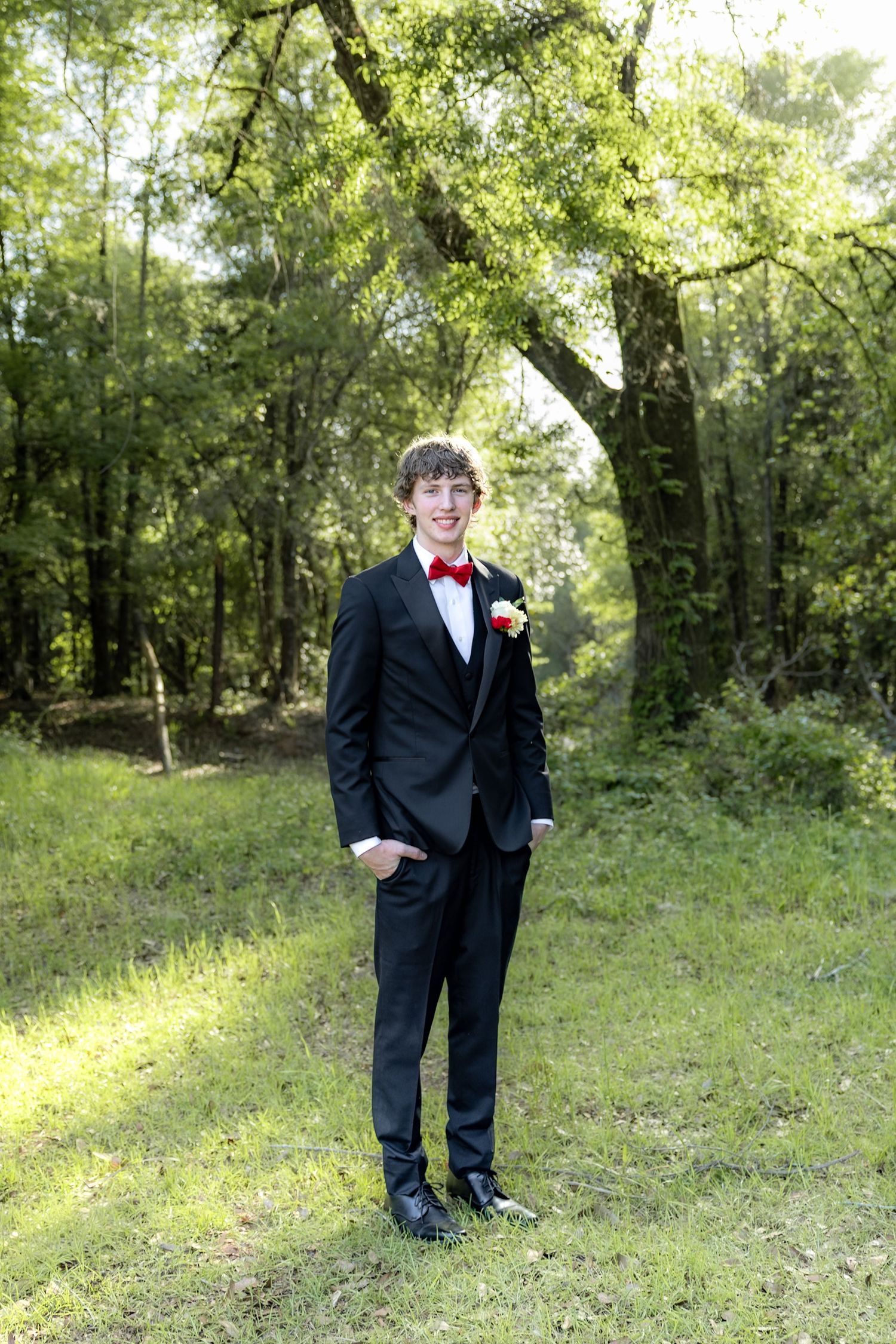 Ridgecrest Christian School Senior Couple Prom Photos at Jordan's Activity Barn at Kelly Creek Midland City, Alabama