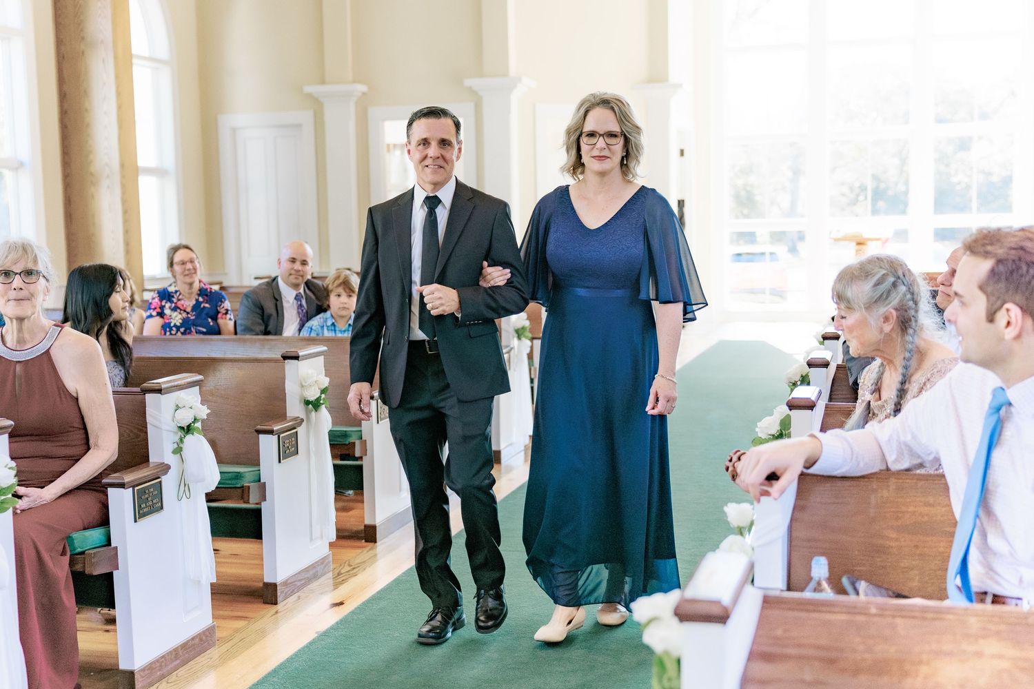 Wedding Ceremony Photos at Saint Francis at The Point Anglican Church Fairhope, Alabama