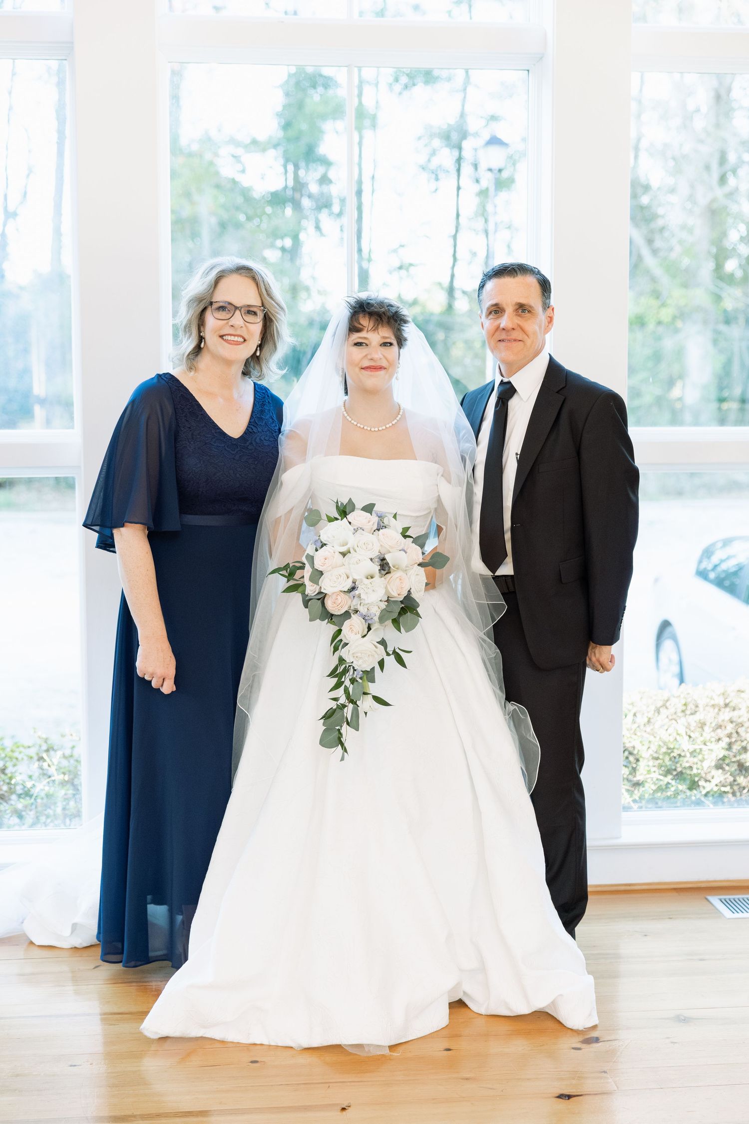 Wedding Family Photos at Saint Francis at The Point Anglican Church Fairhope, Alabama