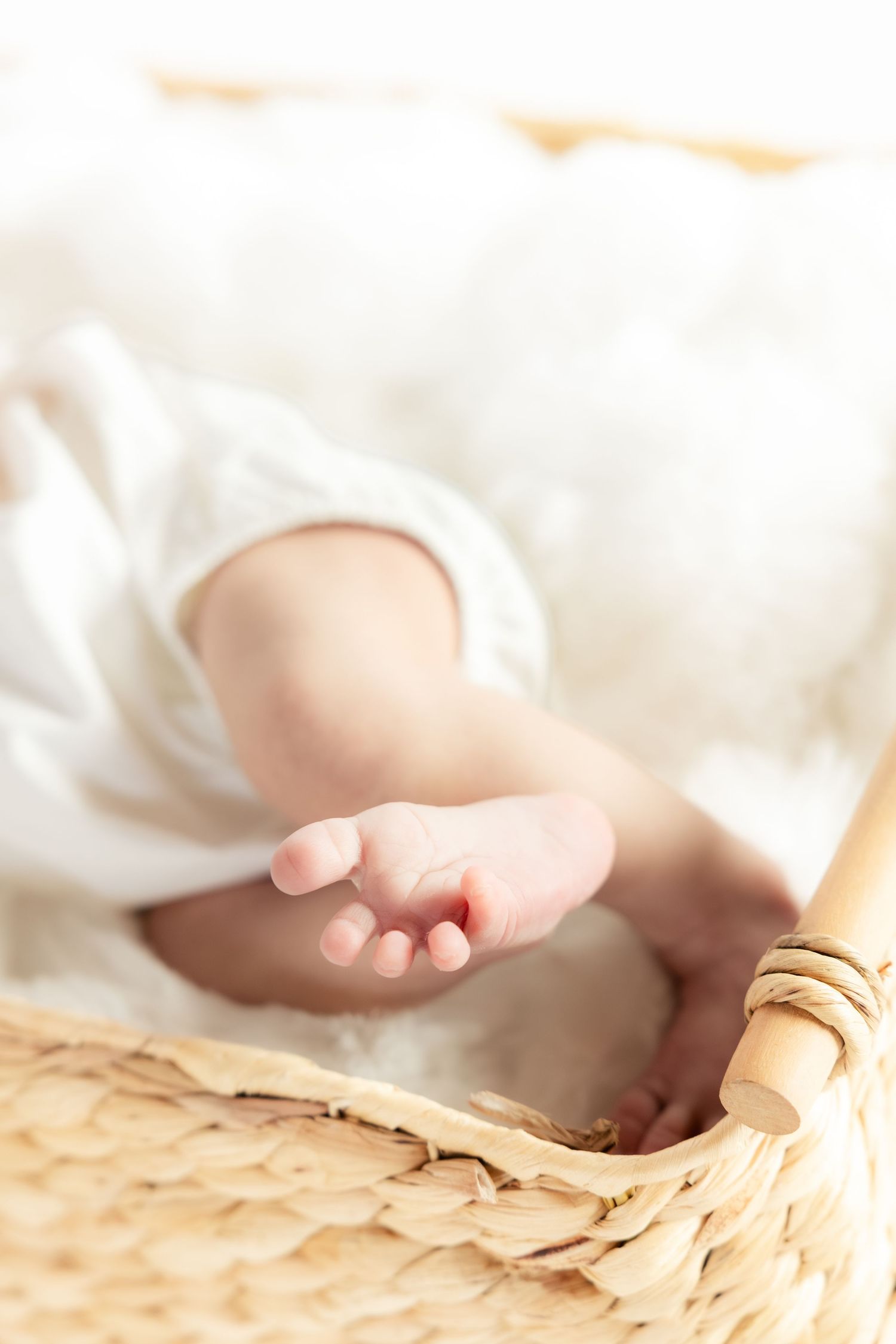 Newborn detail photos in a studio in Dothan, Alabama