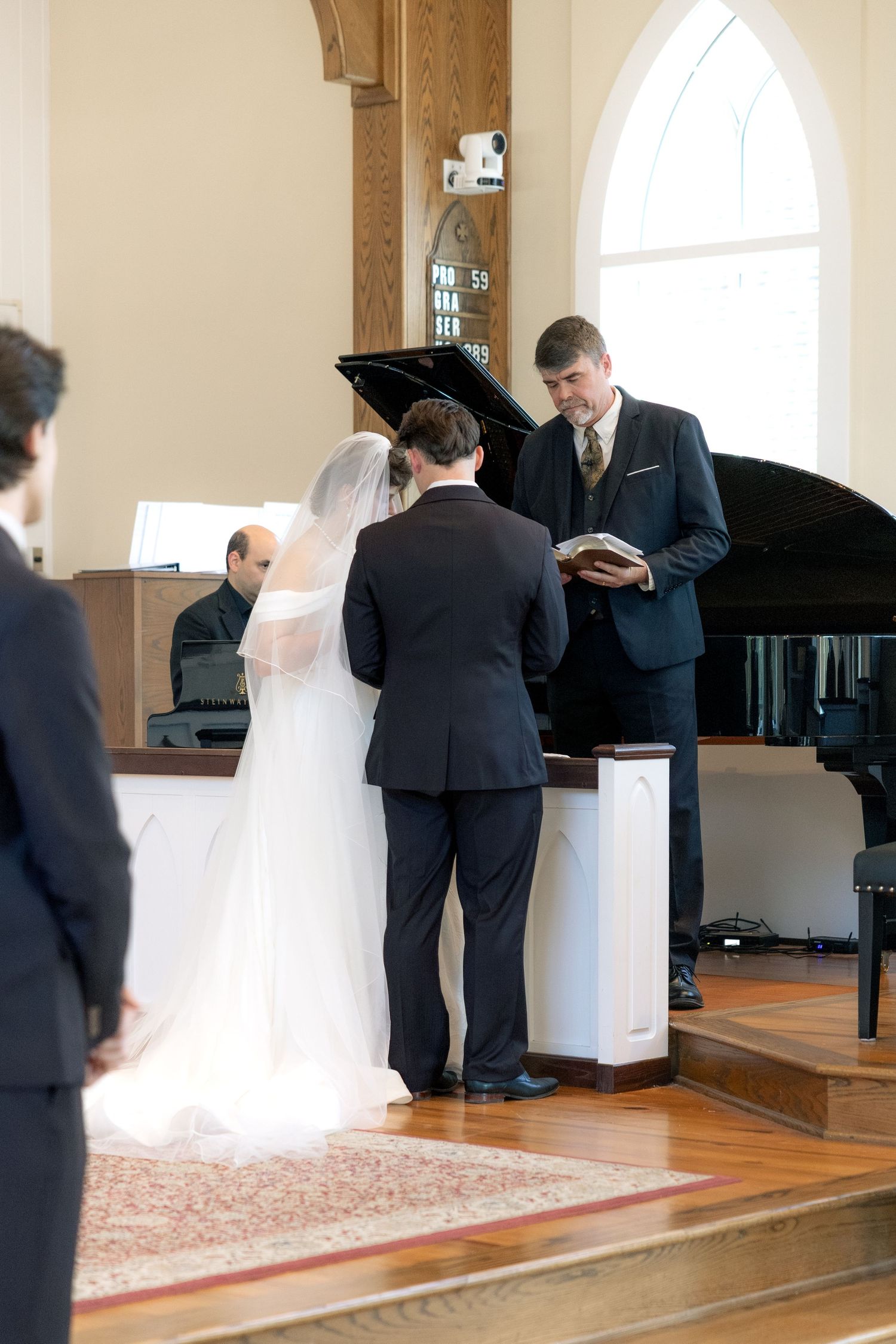 Wedding Ceremony Photos at Saint Francis at The Point Anglican Church Fairhope, Alabama