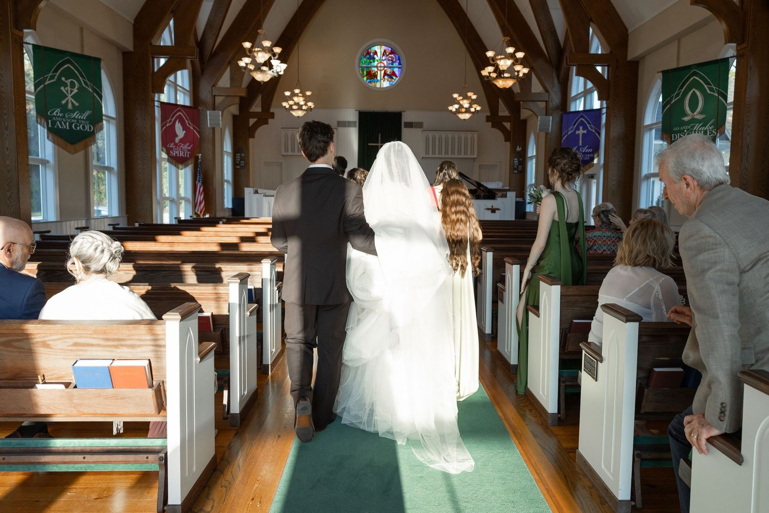 Wedding Family Photos at Saint Francis at The Point Anglican Church Fairhope, Alabama