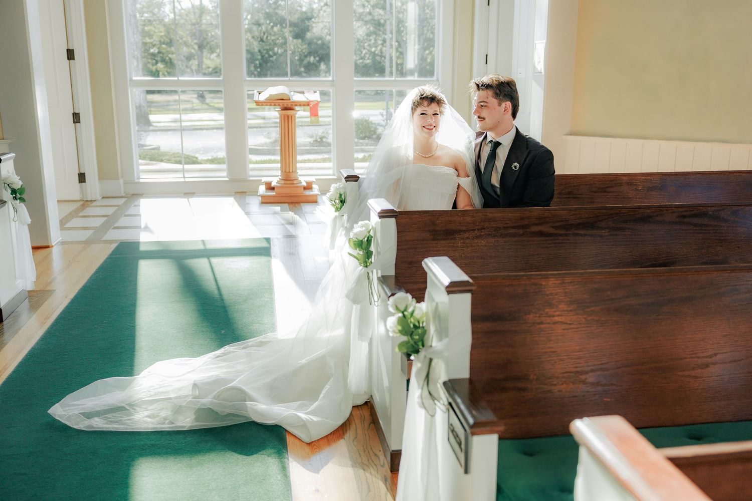 Wedding Couple Photos at Saint Francis at The Point Anglican Church Fairhope, Alabama