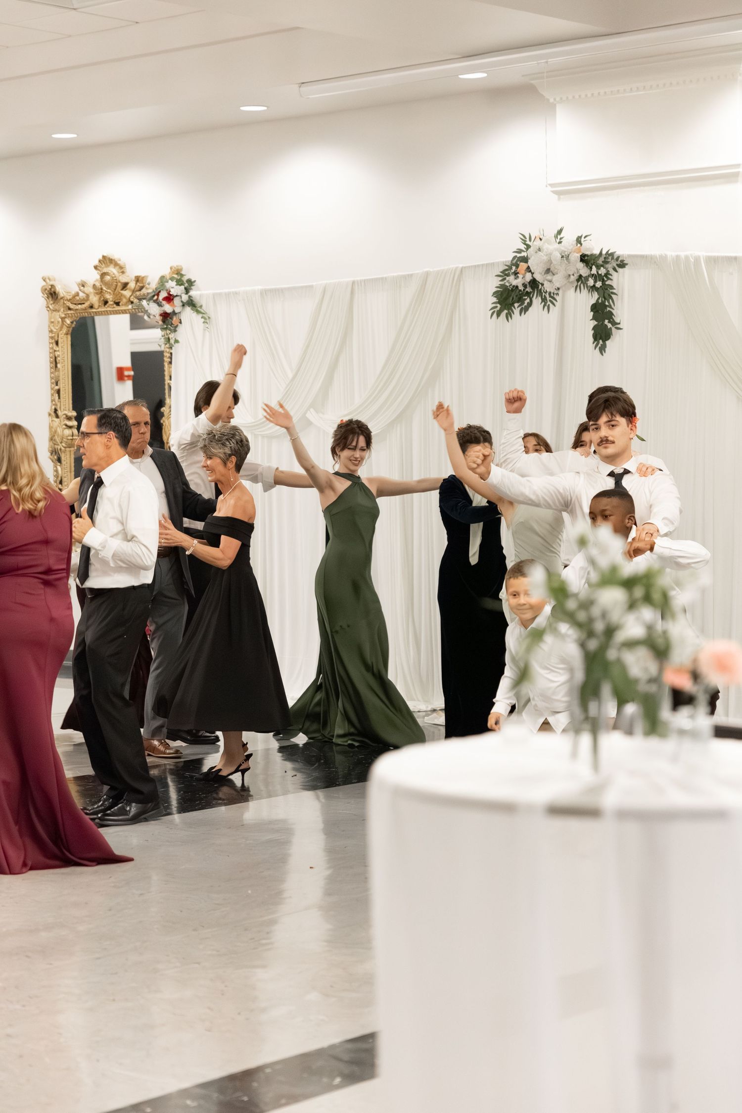 Wedding Reception at James P. Nix Center Fairhope, Alabama