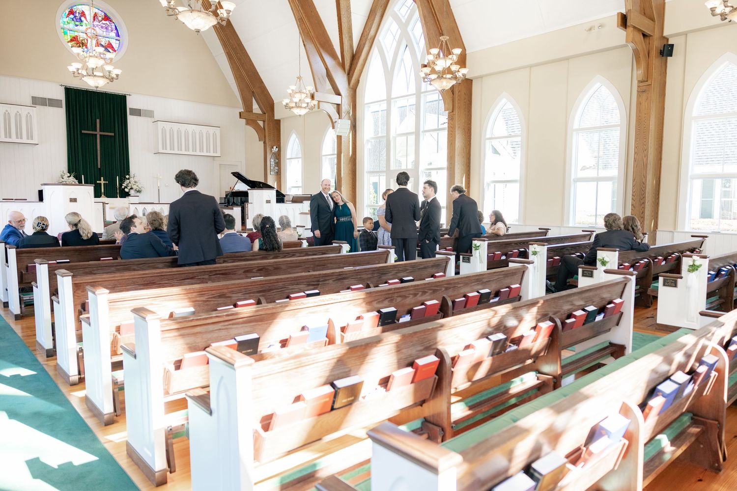 Wedding Ceremony Photos at Saint Francis at The Point Anglican Church Fairhope, Alabama