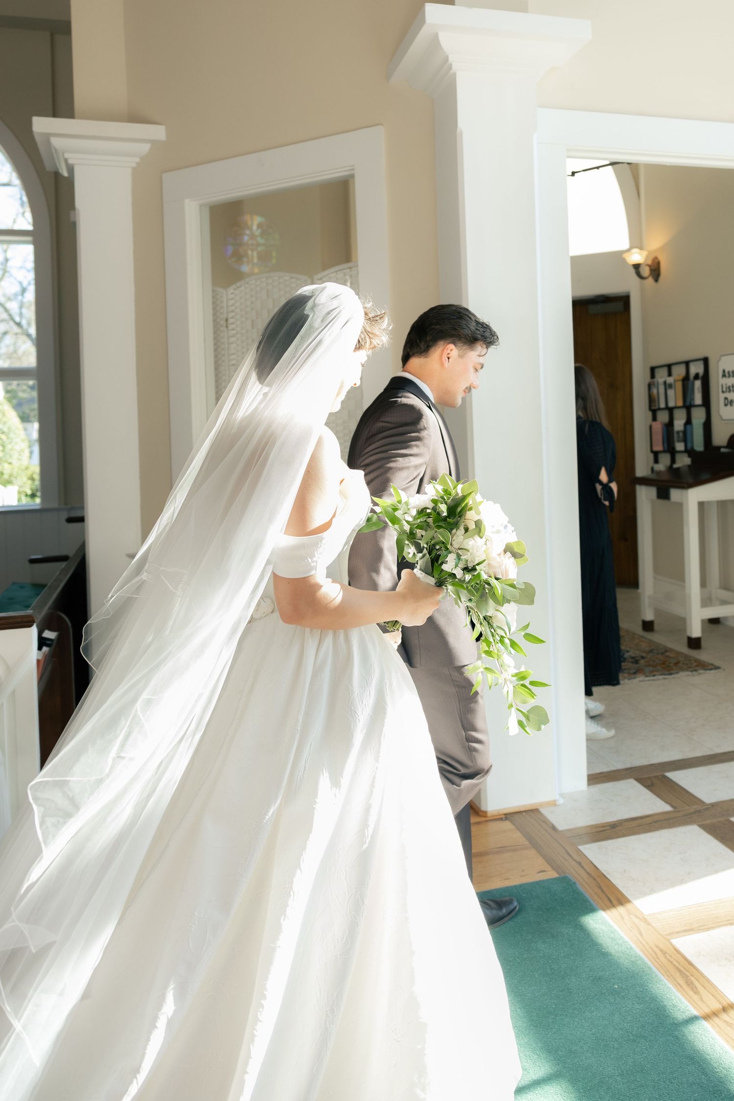Wedding Ceremony Photos at Saint Francis at The Point Anglican Church Fairhope, Alabama