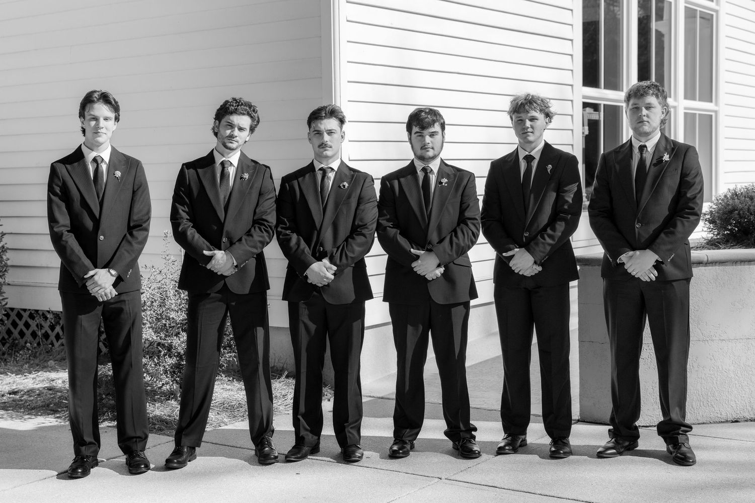 Wedding Party Photos at Saint Francis at The Point Anglican Church Fairhope, Alabama