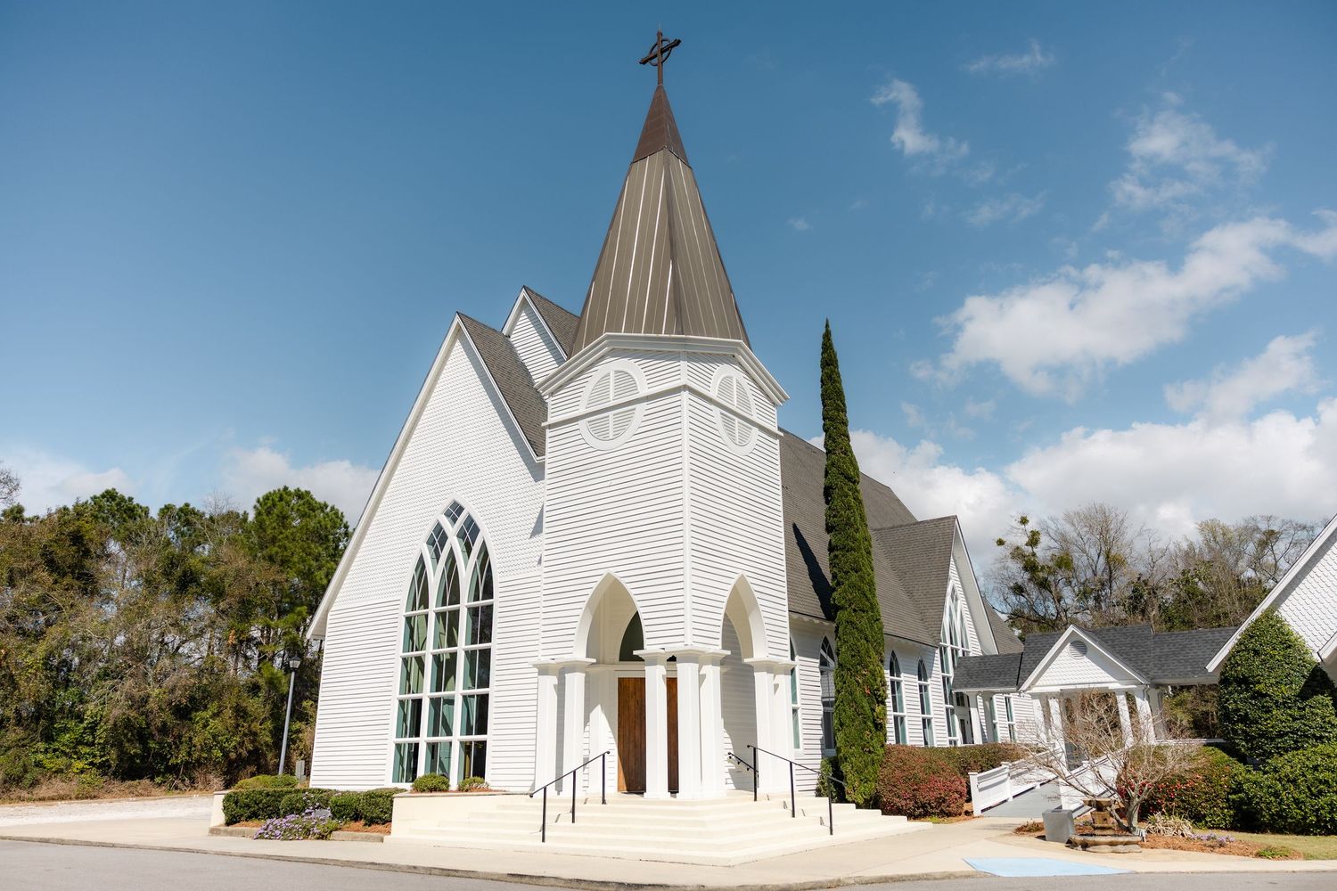 Wedding Detail Photos at Saint Francis at The Point Anglican Church Fairhope, Alabama