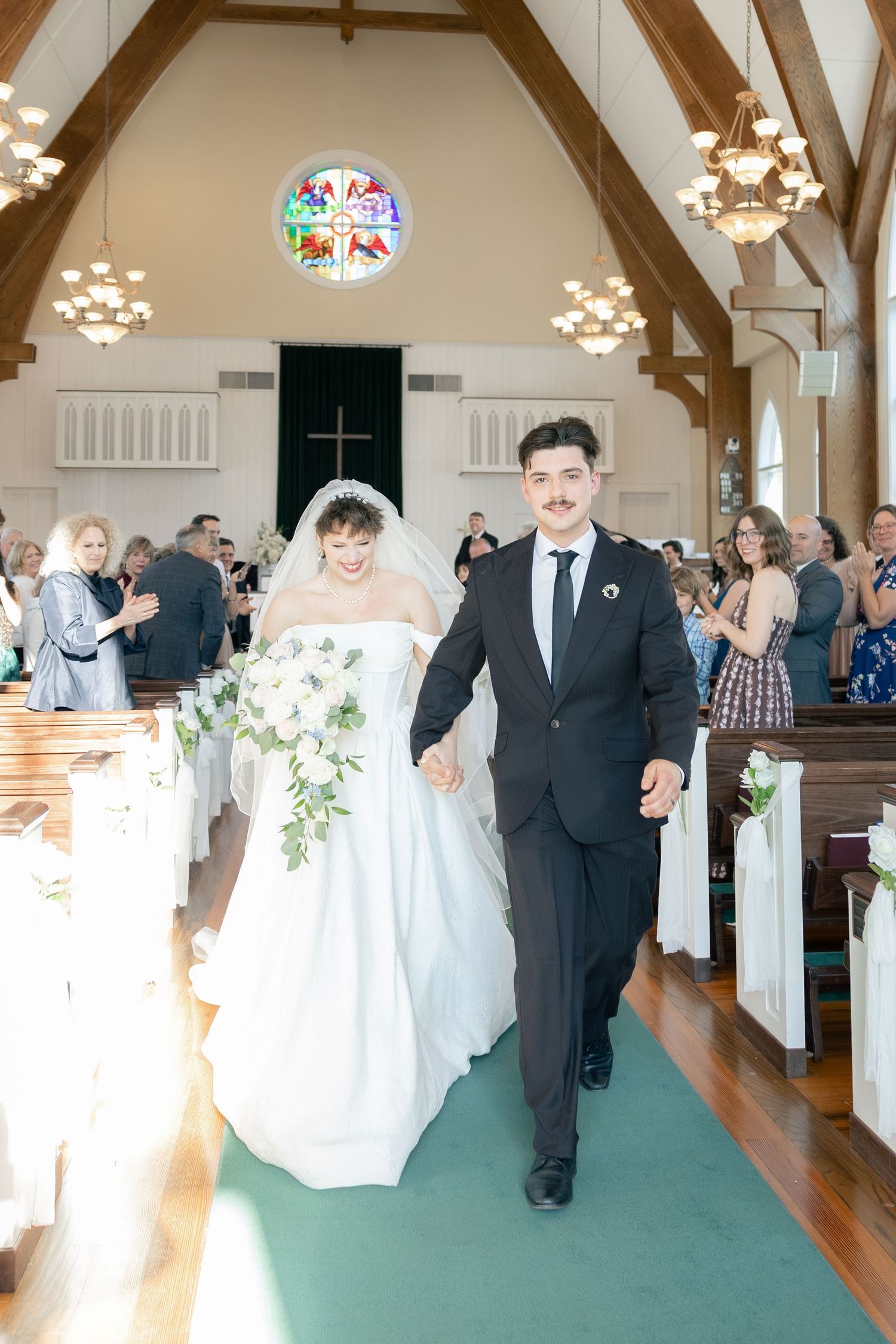 Wedding Ceremony Photos at Saint Francis at The Point Anglican Church Fairhope, Alabama