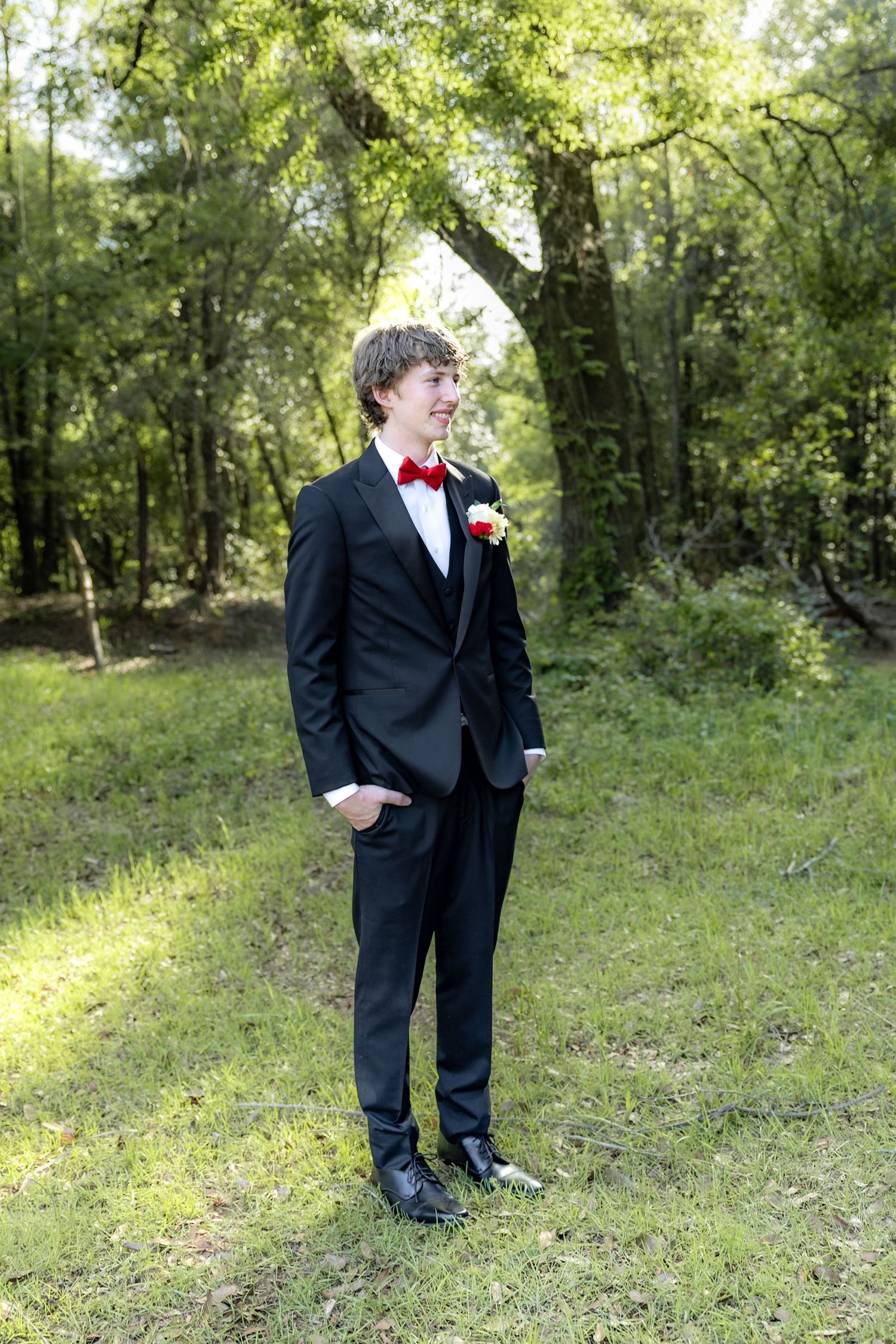 Ridgecrest Christian School Senior Couple Prom Photos at Jordan's Activity Barn at Kelly Creek Midland City, Alabama