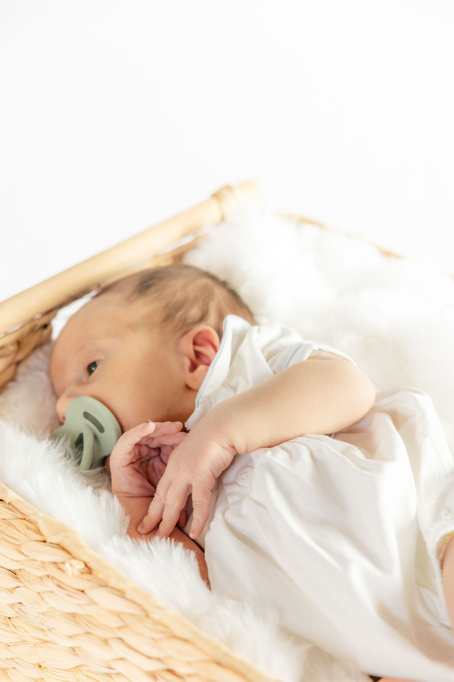 Newborn photos in a studio in Dothan, Alabama