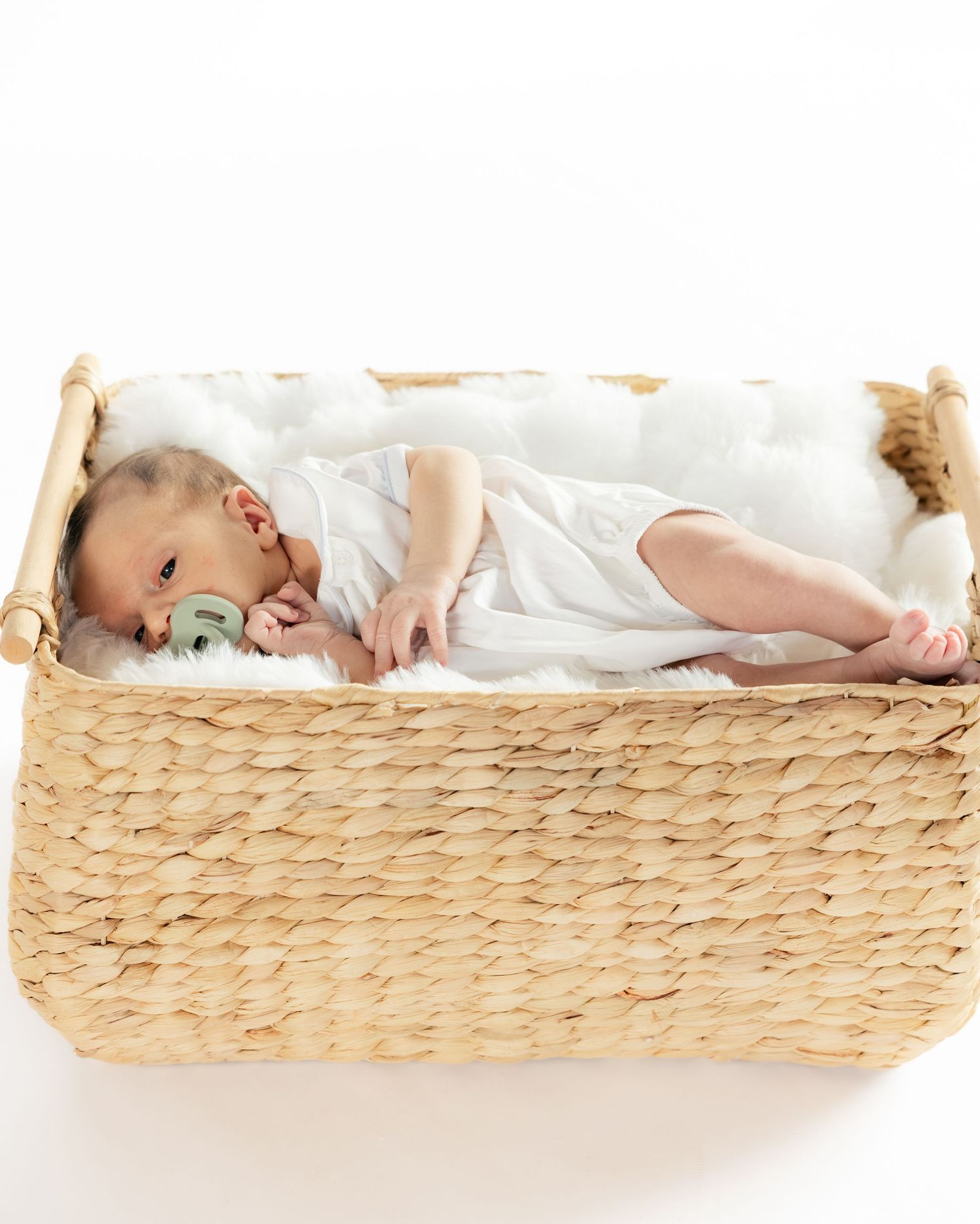 Newborn photos in a studio in Dothan, Alabama