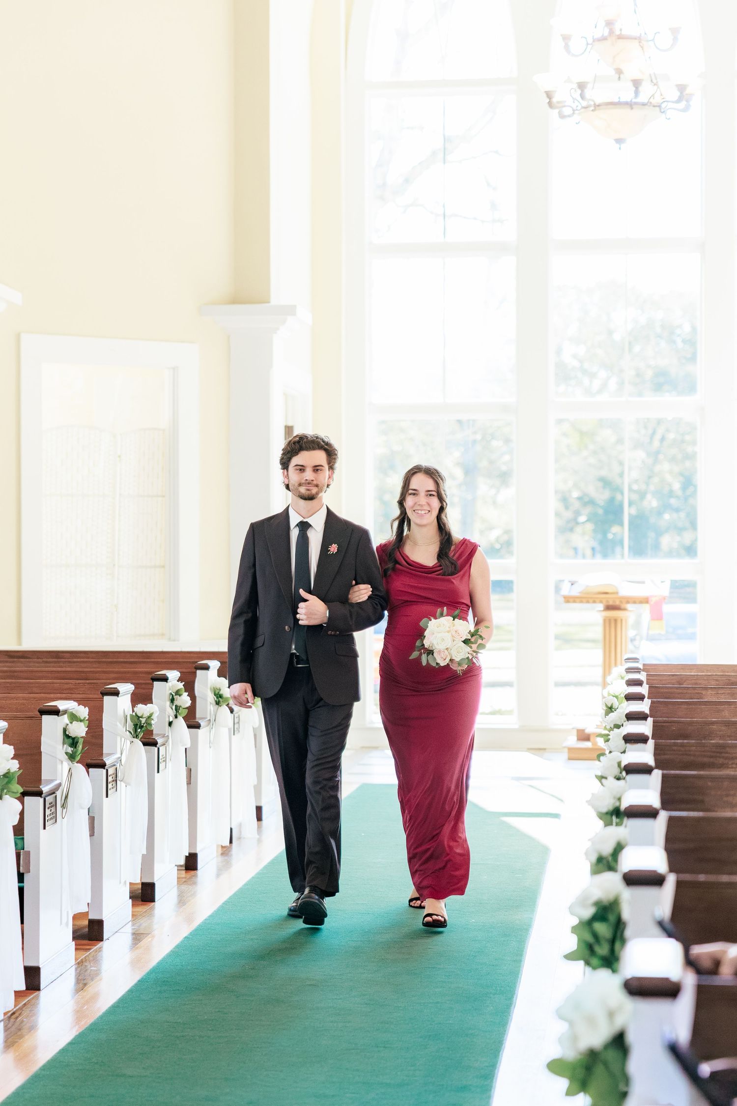 Wedding Ceremony Photos at Saint Francis at The Point Anglican Church Fairhope, Alabama