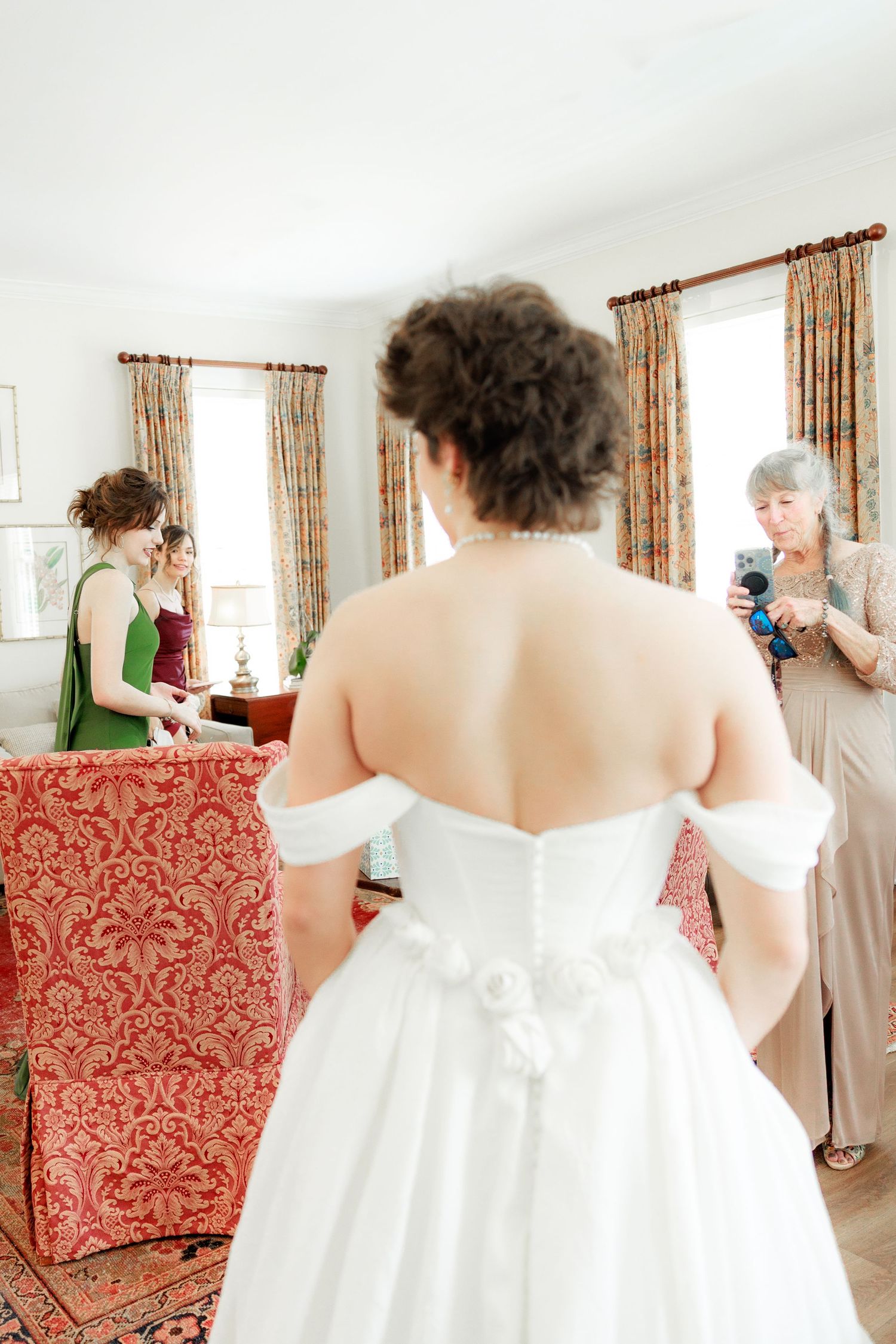 Wedding Getting Ready Photos at Saint Francis at The Point Anglican Church Fairhope, Alabama